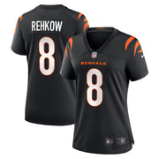 Ryan Rehkow Cincinnati Bengals Nike Women's  Game Jersey -  Black