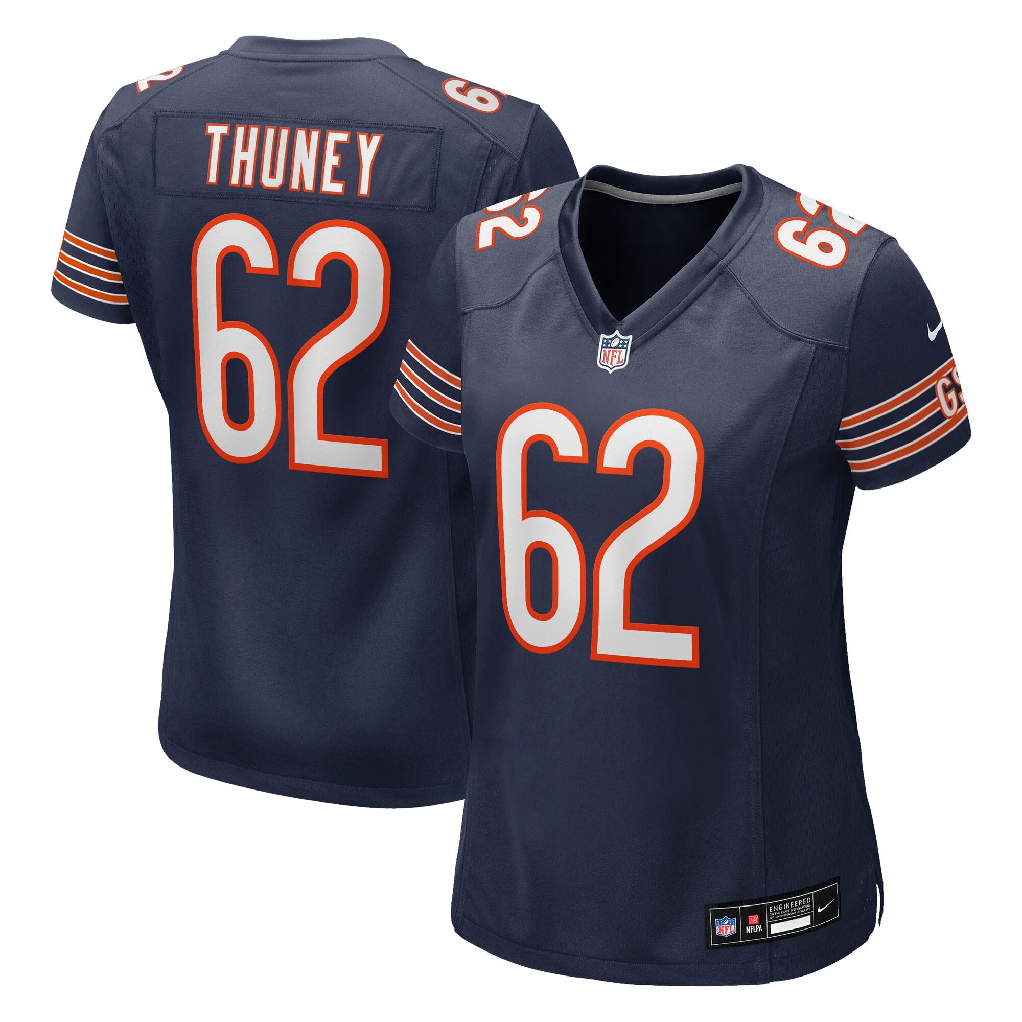 Joe Thuney Chicago Bears Nike Women's Team Game Jersey -  Navy