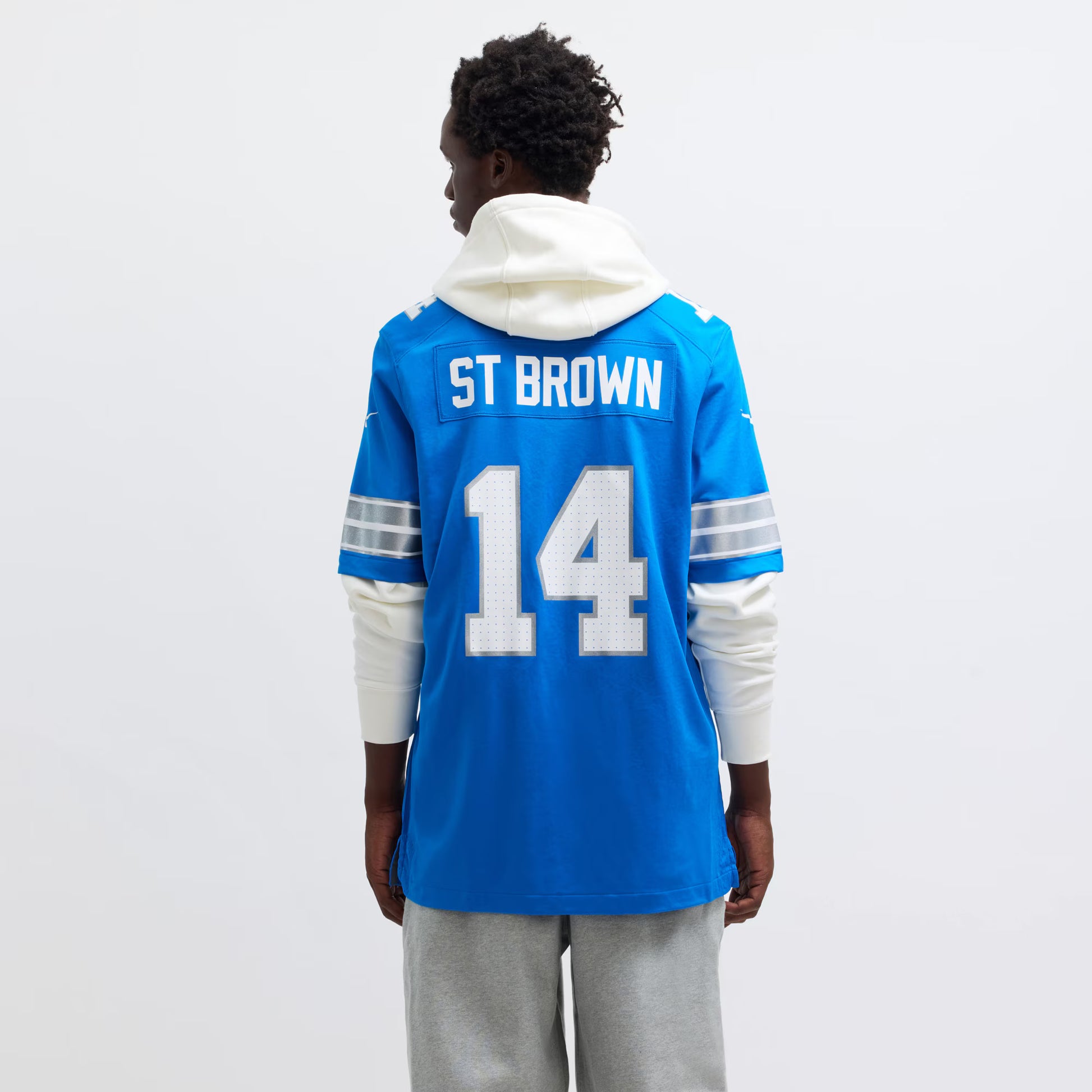 Amon-Ra St. Brown Detroit Lions Nike Game Jersey - Blue