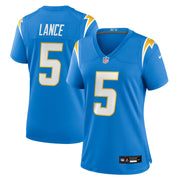 Trey Lance Los Angeles Chargers Nike Women's Team Game Jersey -  Powder Blue