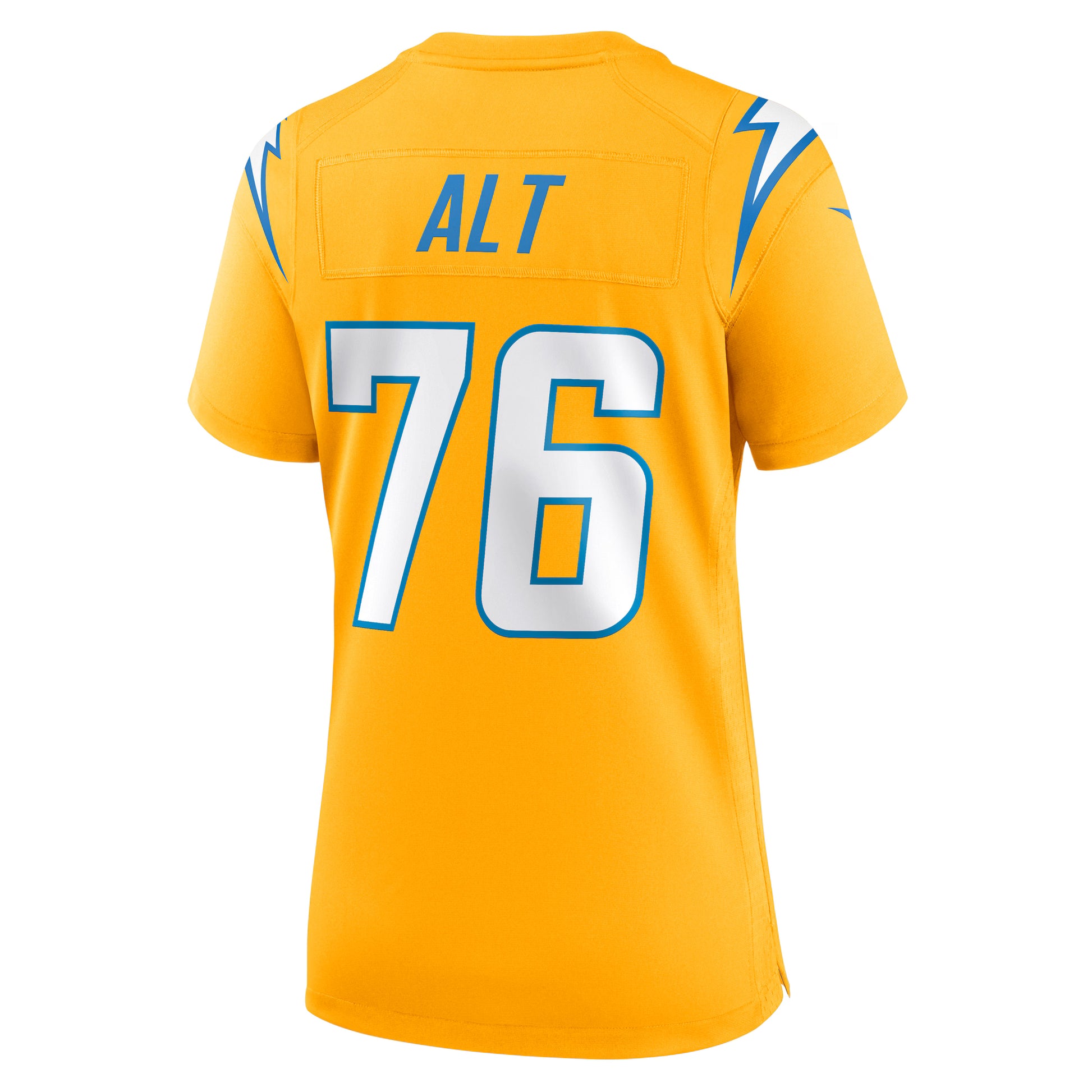 Joe Alt Los Angeles Chargers Nike Women's Alternate Charger Power Game Jersey - Gold