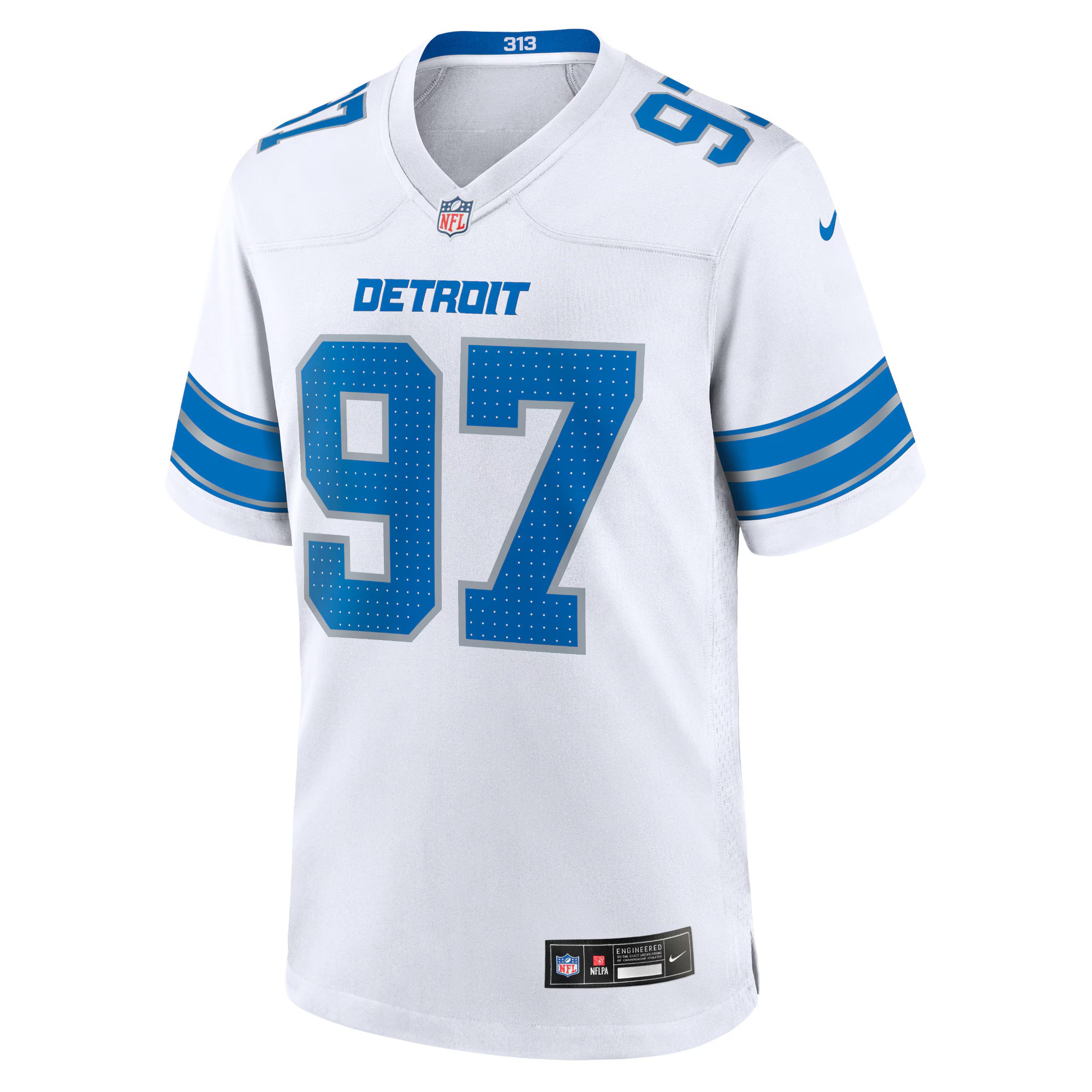 Aidan Hutchinson Detroit Lions Nike Game Jersey - White