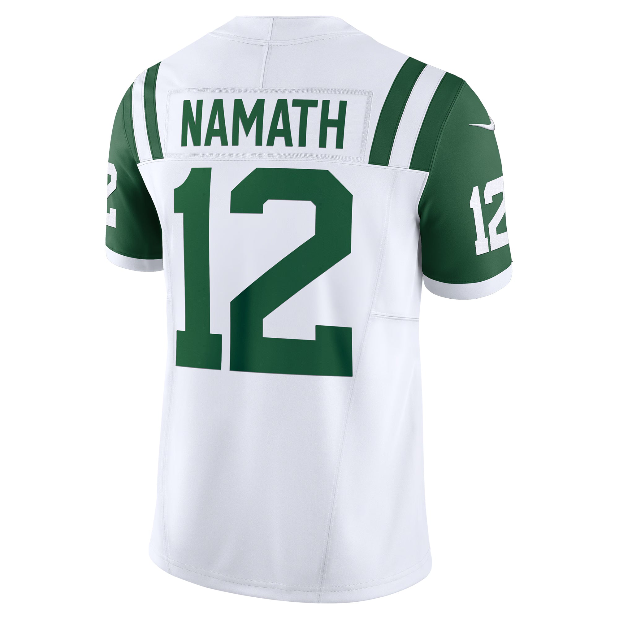 Joe Namath New York Jets Nike Classic Alternate Vapor F.U.S.E. Retired Player Limited Jersey - White