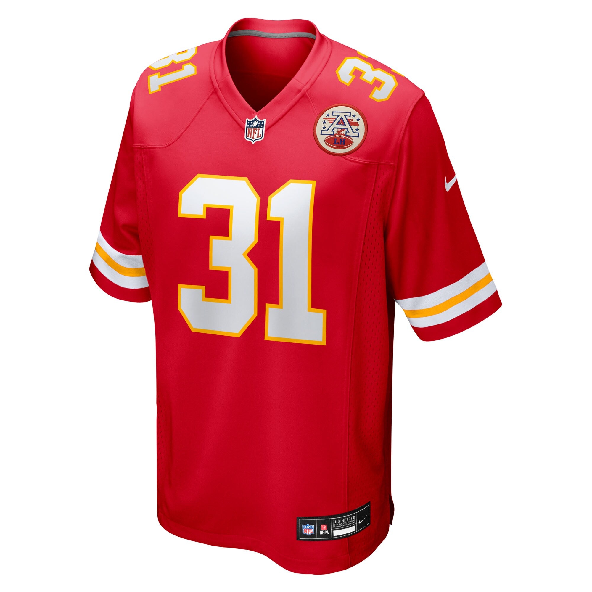 Jeffrey Bassa Kansas City Chiefs Nike Team Game Jersey -  Red