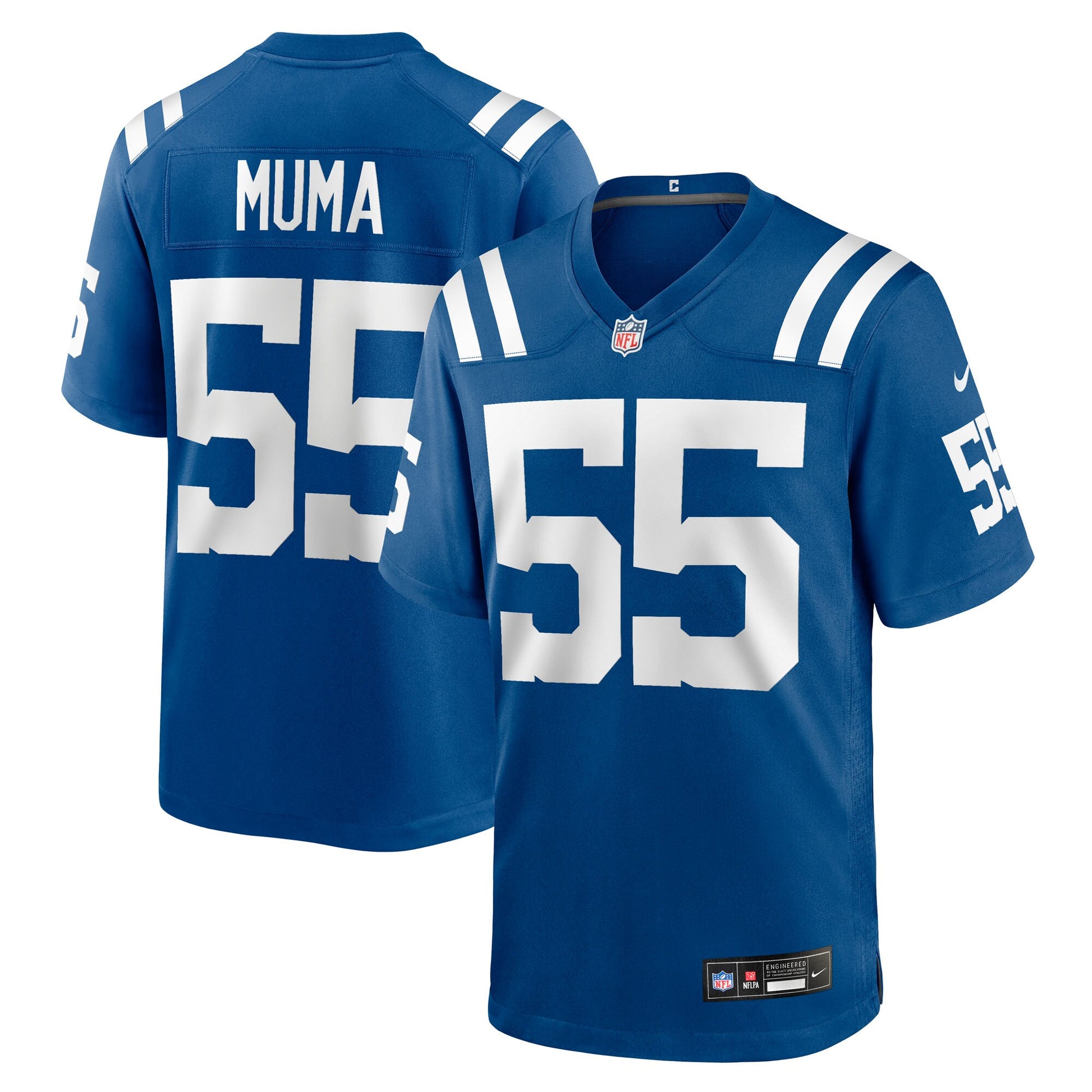 Chad Muma Indianapolis Colts Nike Team Game Jersey -  Royal