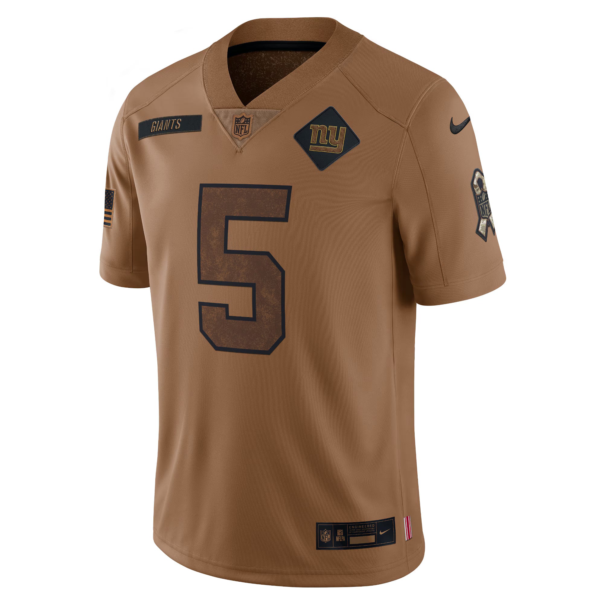 Kayvon Thibodeaux New York Giants Nike Salute To Service Limited Jersey - Brown