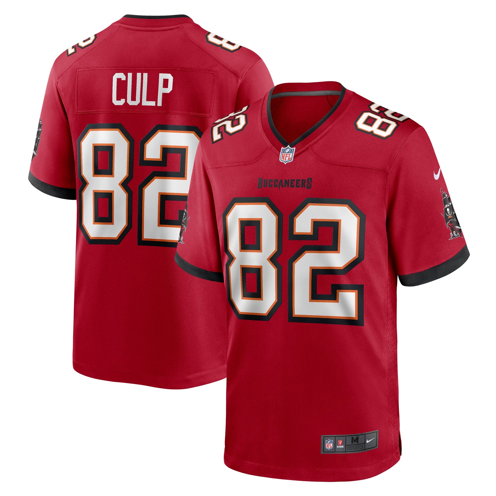 Devin Culp Tampa Bay Buccaneers Nike  Game Jersey -  Red