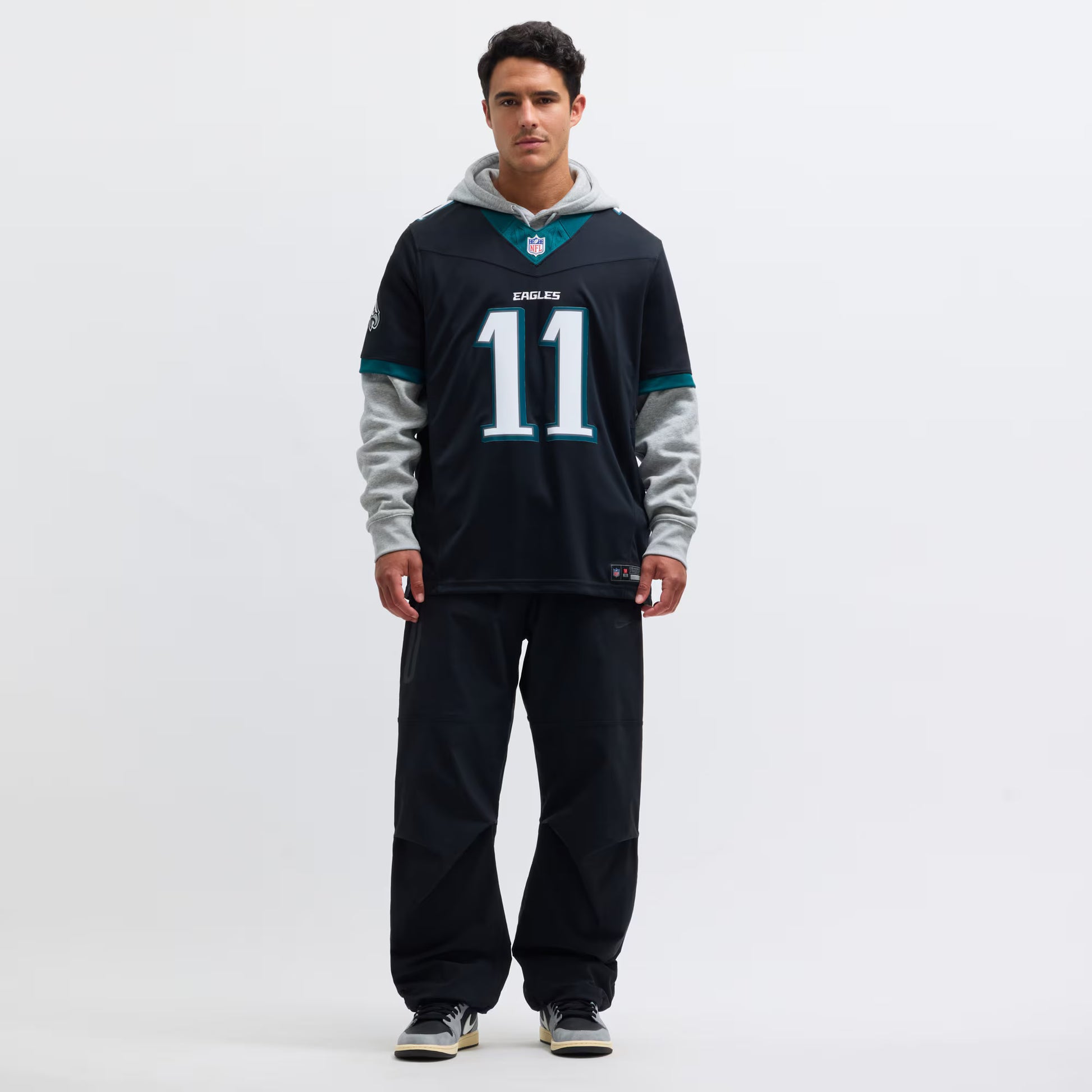 A.J. Brown Philadelphia Eagles Nike Alternate Vapor F.U.S.E. Limited Jersey - Black