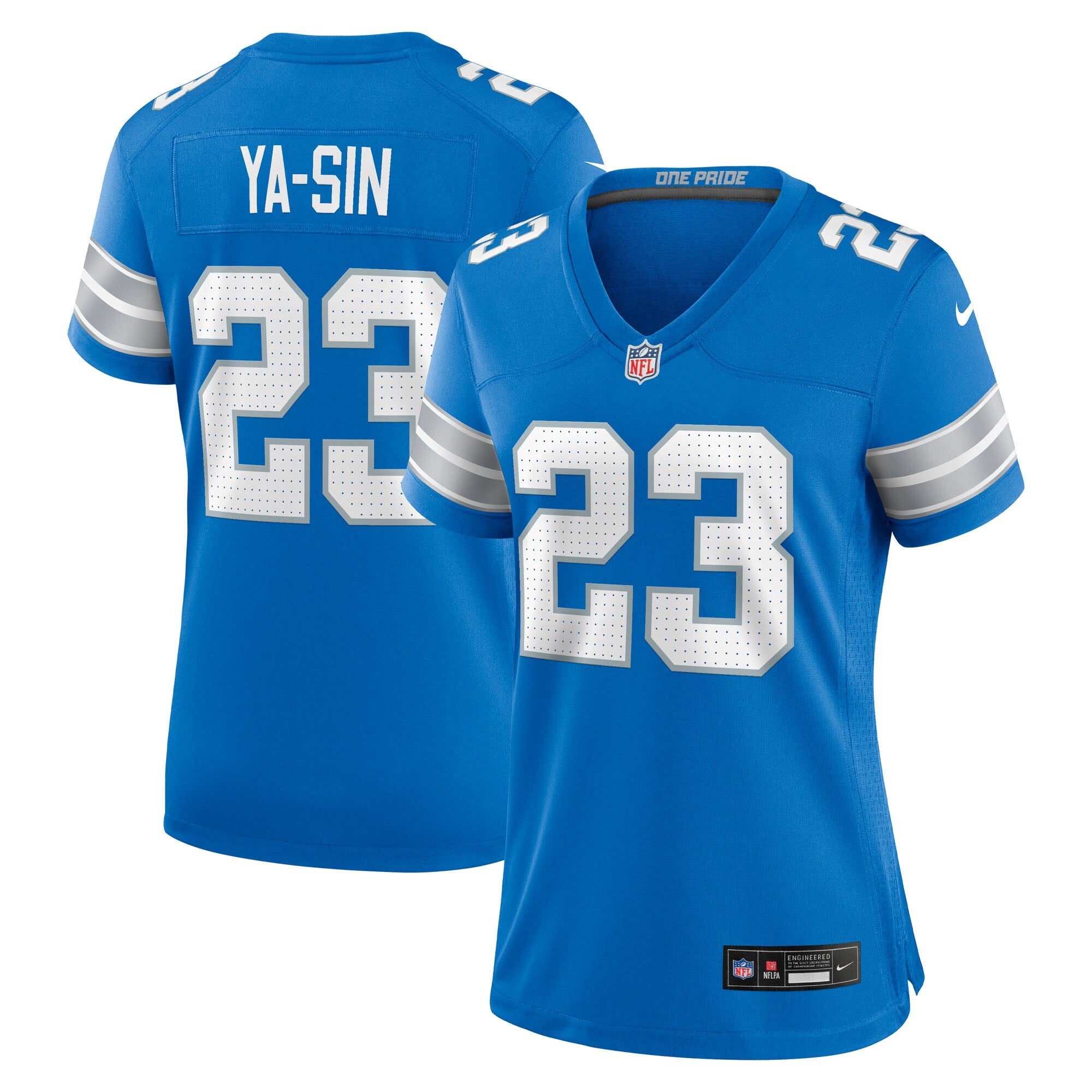 Rock Ya-Sin Detroit Lions Nike Women's Team Game Jersey -  Blue
