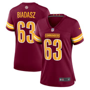 Tyler Biadasz Washington Commanders Nike Women's Game Jersey -  Burgundy