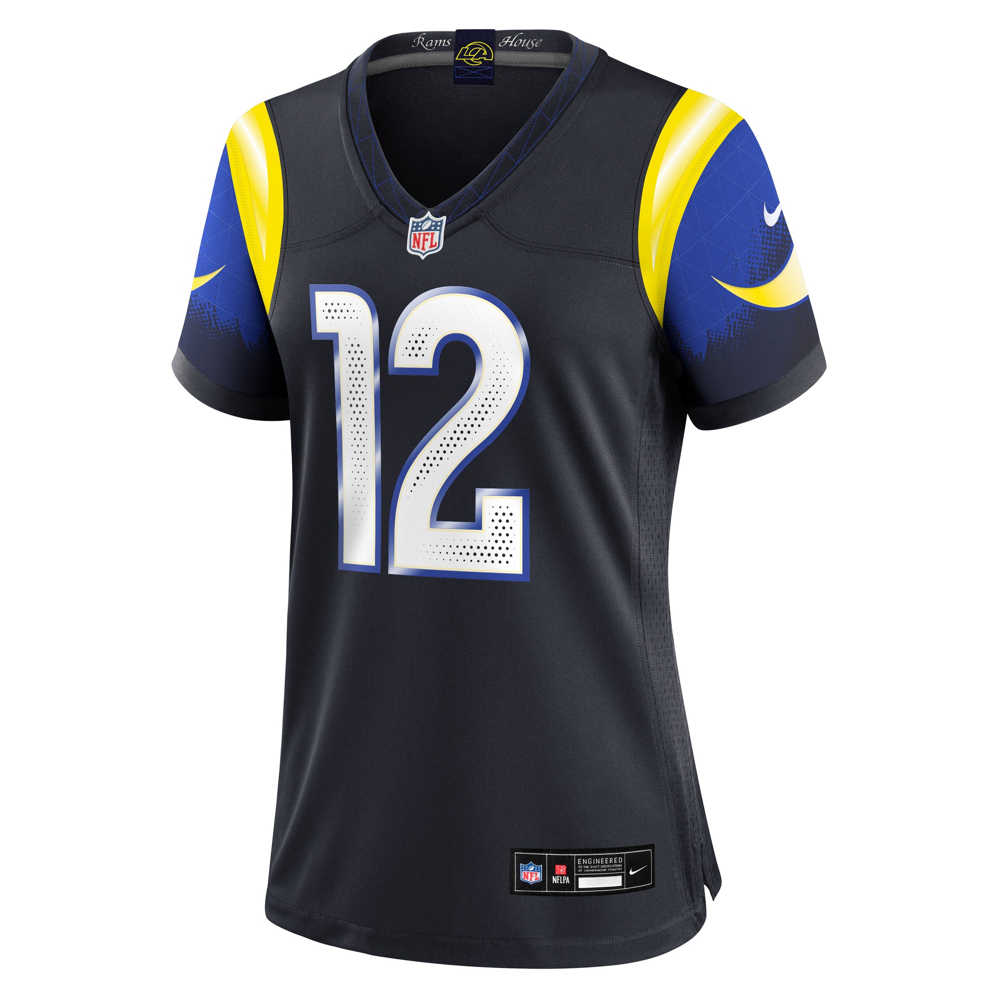 Puka Nacua Los Angeles Rams Nike Women's 2025 Rivalries Collection Game Jersey - Midnight Blue