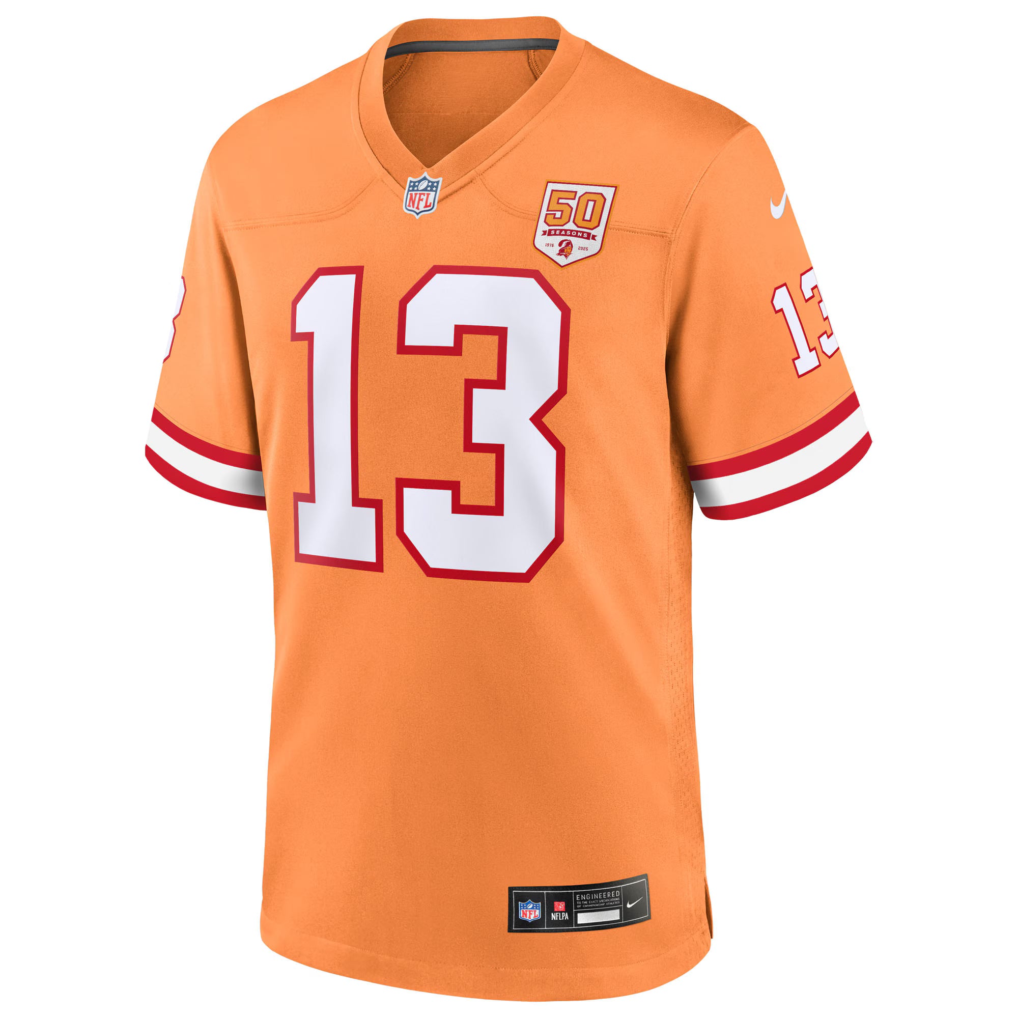 Mike Evans  Tampa Bay Buccaneers Nike 50th Season Game Jersey - Creamsicle