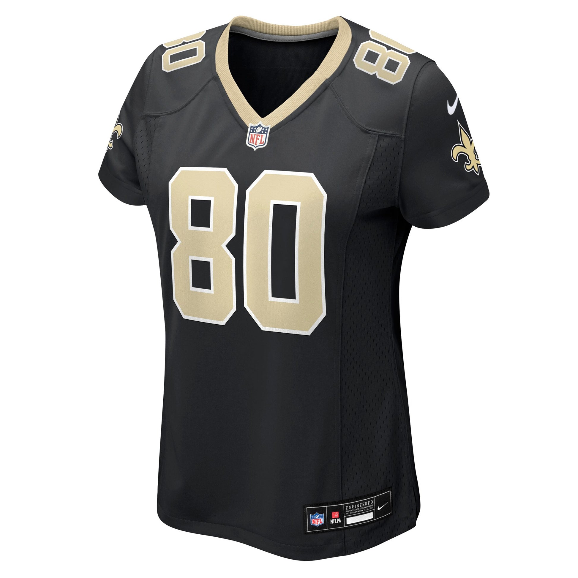 Moliki Matavao New Orleans Saints Nike Women's Team Game Jersey -  Black