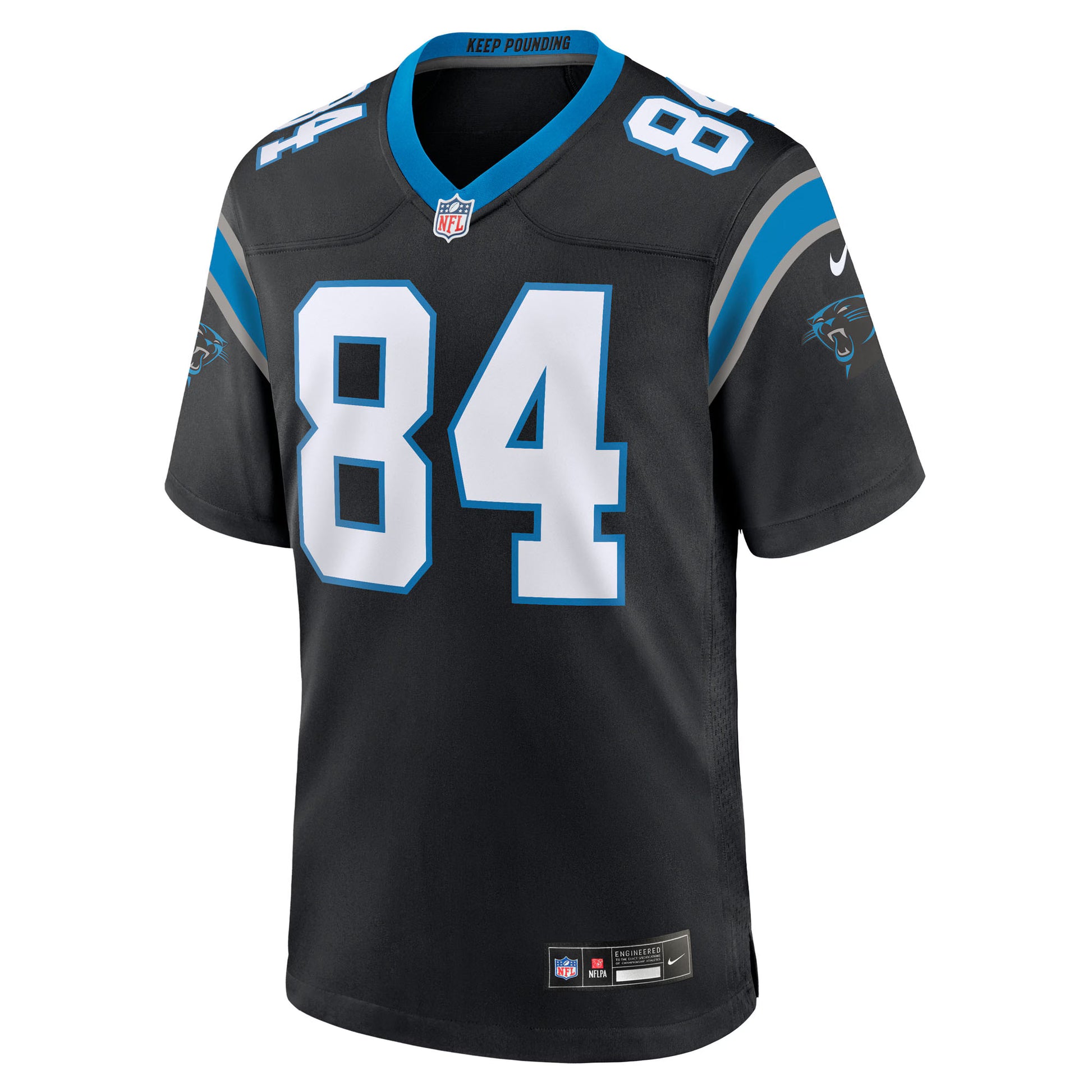 Mitchell Evans Carolina Panthers Nike Team Game Jersey -  Black