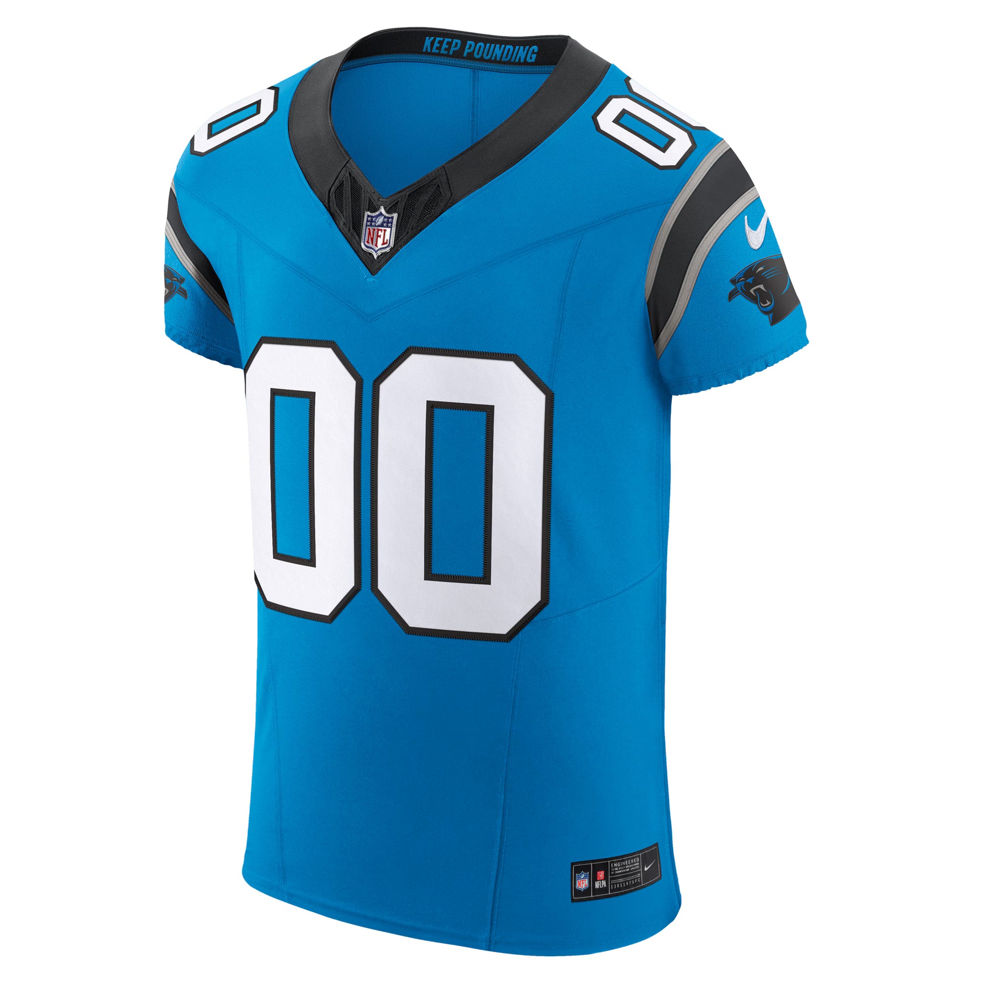 Carolina Panthers Nike Vapor F.U.S.E. Elite Custom Jersey - Blue