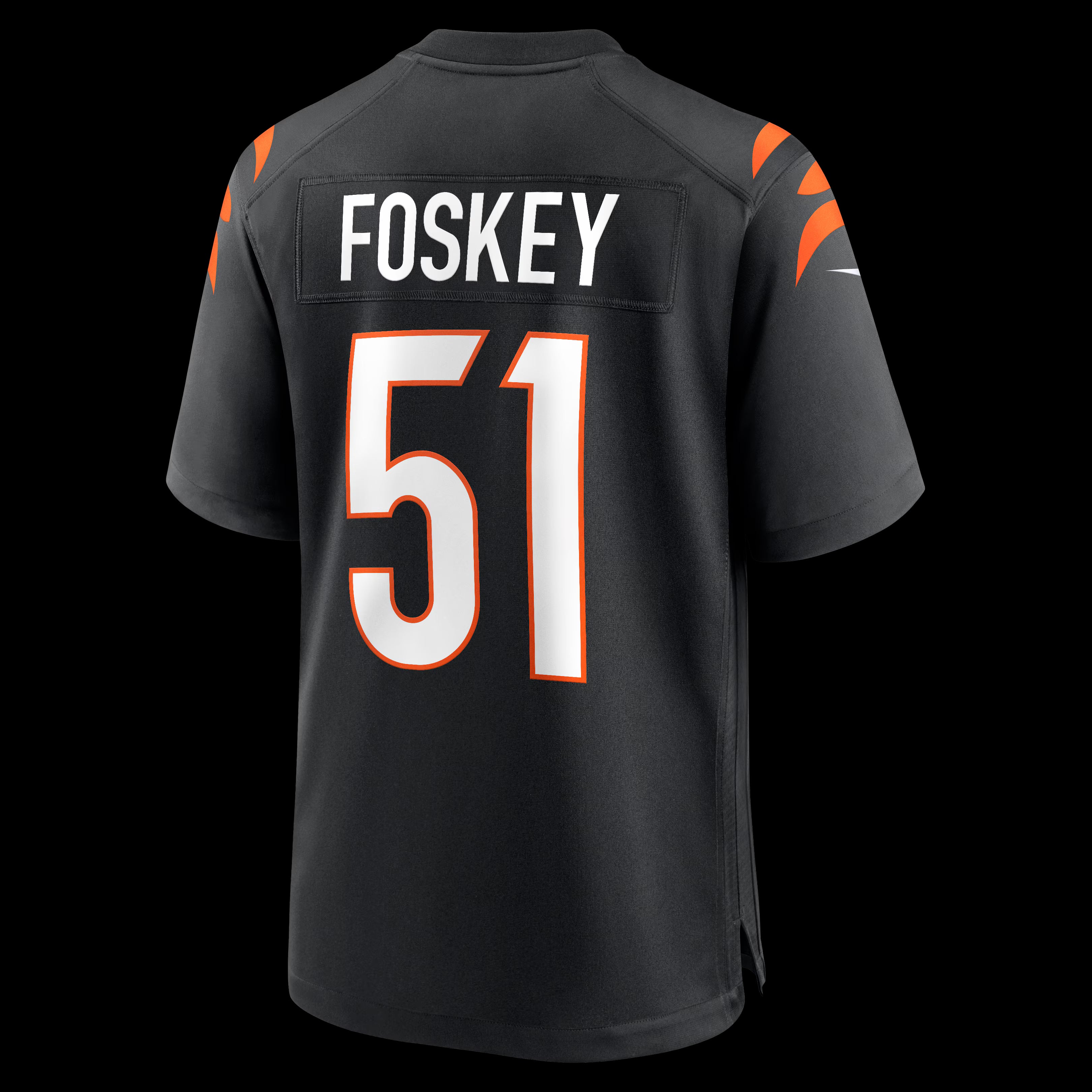 Isaiah Foskey Cincinnati Bengals Nike Team Game Jersey -  Black