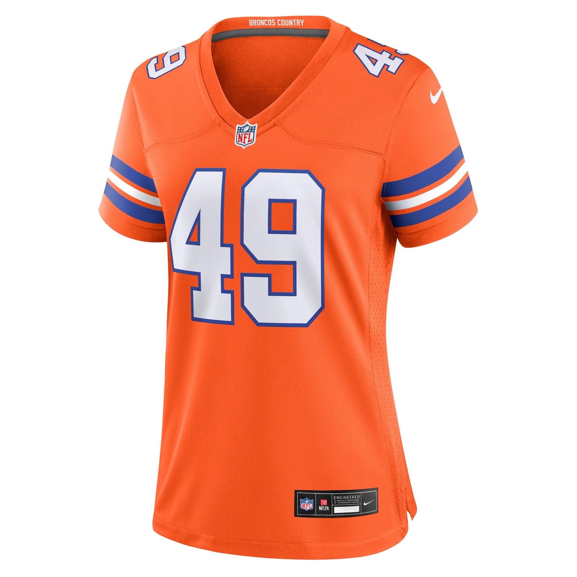 Alex Singleton Denver Broncos Nike Women's Alternate Game Jersey -  Orange