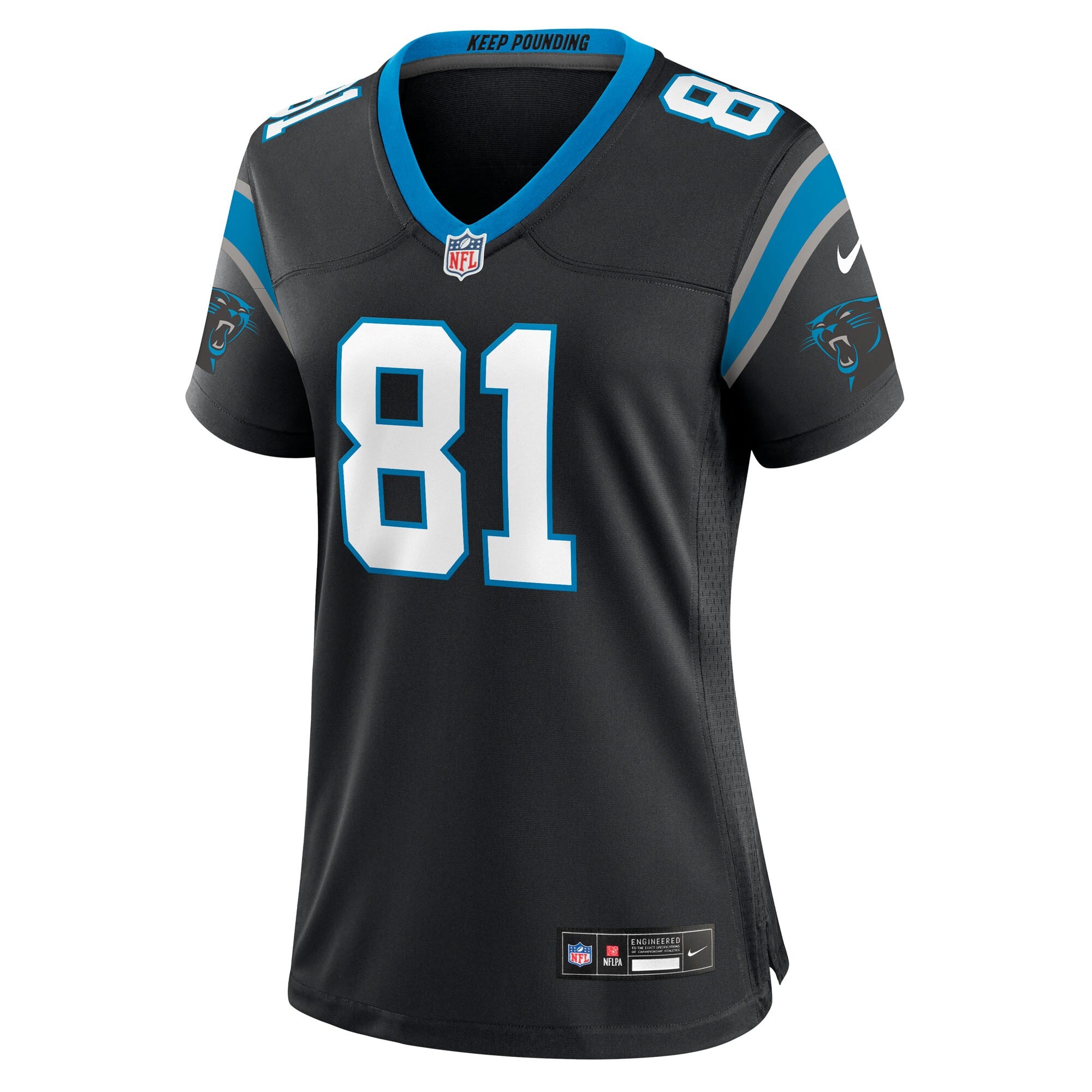 Dalevon Campbell Carolina Panthers Nike Women's Team Game Jersey -  Black
