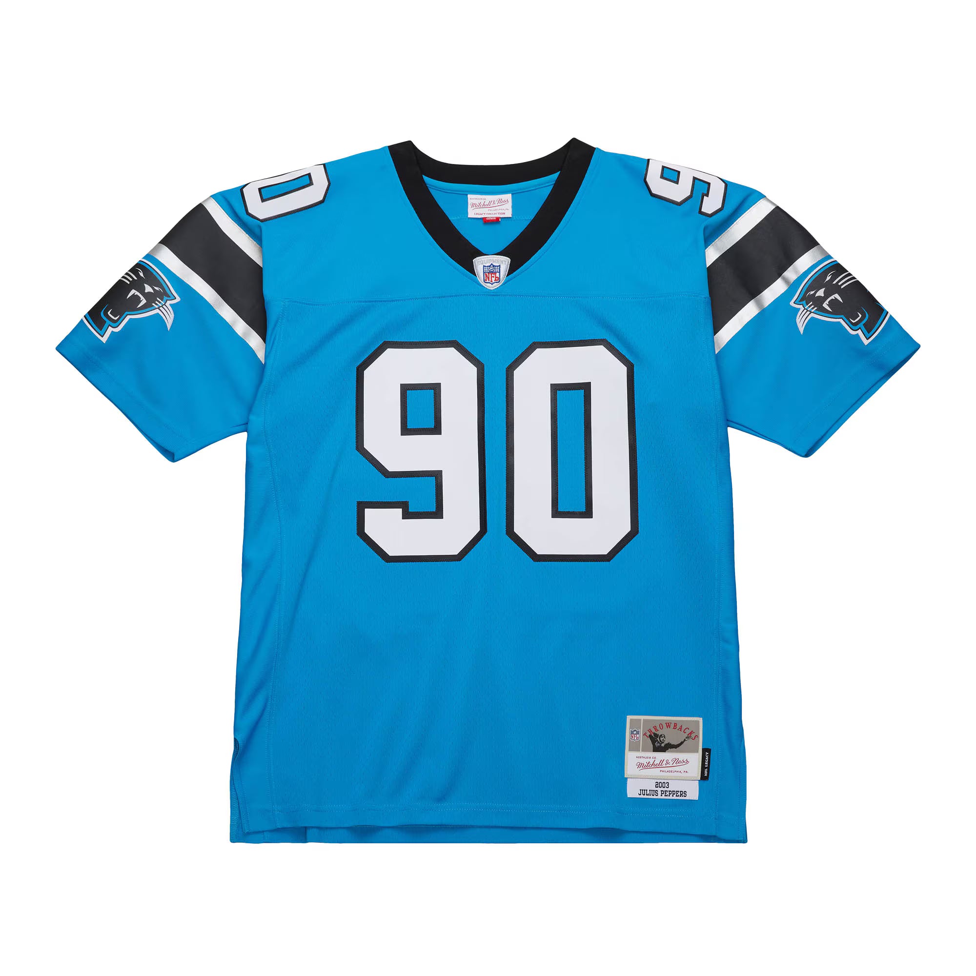 Julius Peppers Carolina Panthers Mitchell &amp; Ness  Legacy Replica Jersey&nbsp;– Blue