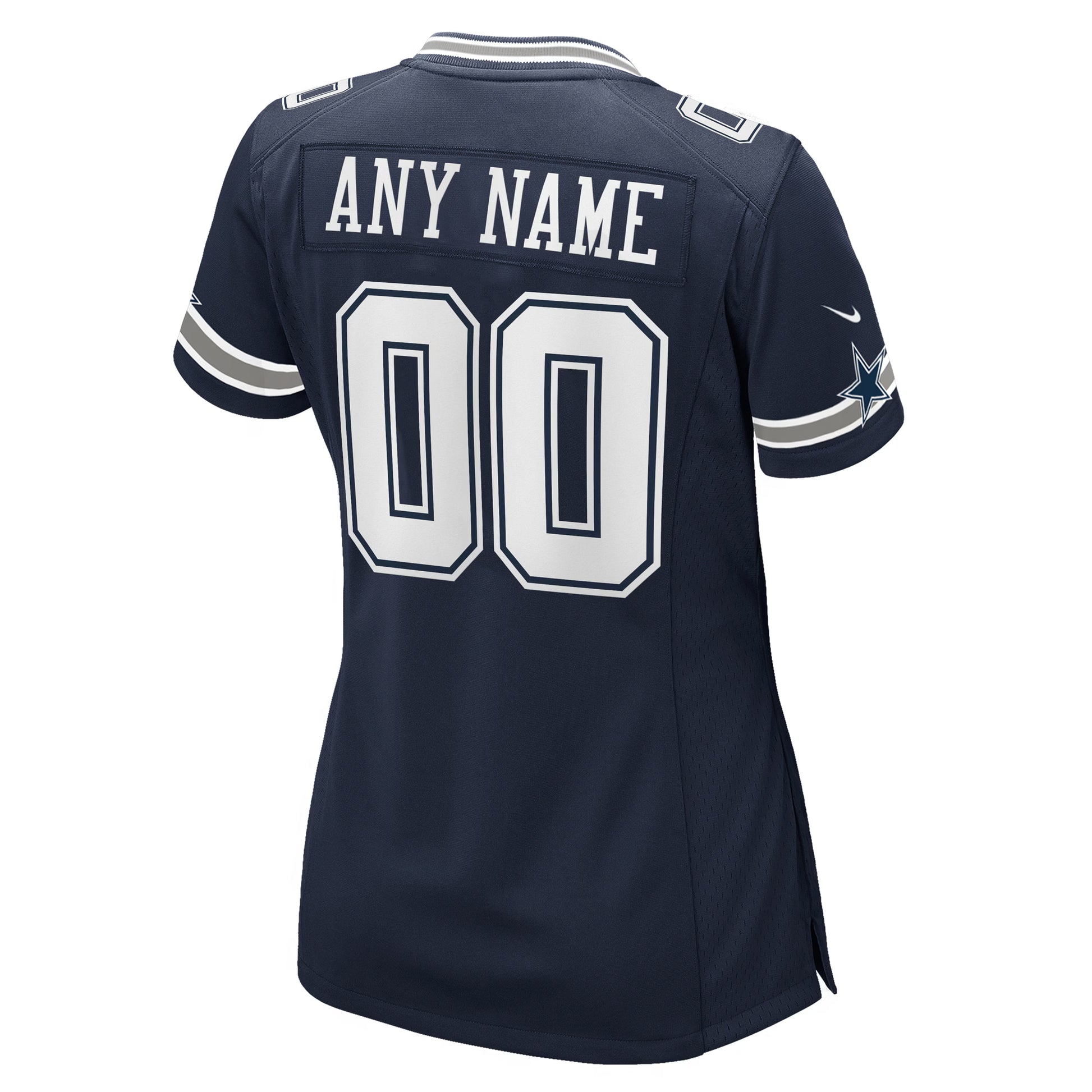 Dallas Cowboys Nike Women's Custom Game Jersey - Navy