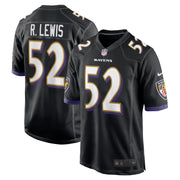 Ray Lewis Baltimore Ravens Nike Retired Player Alternate Game Jersey - Black