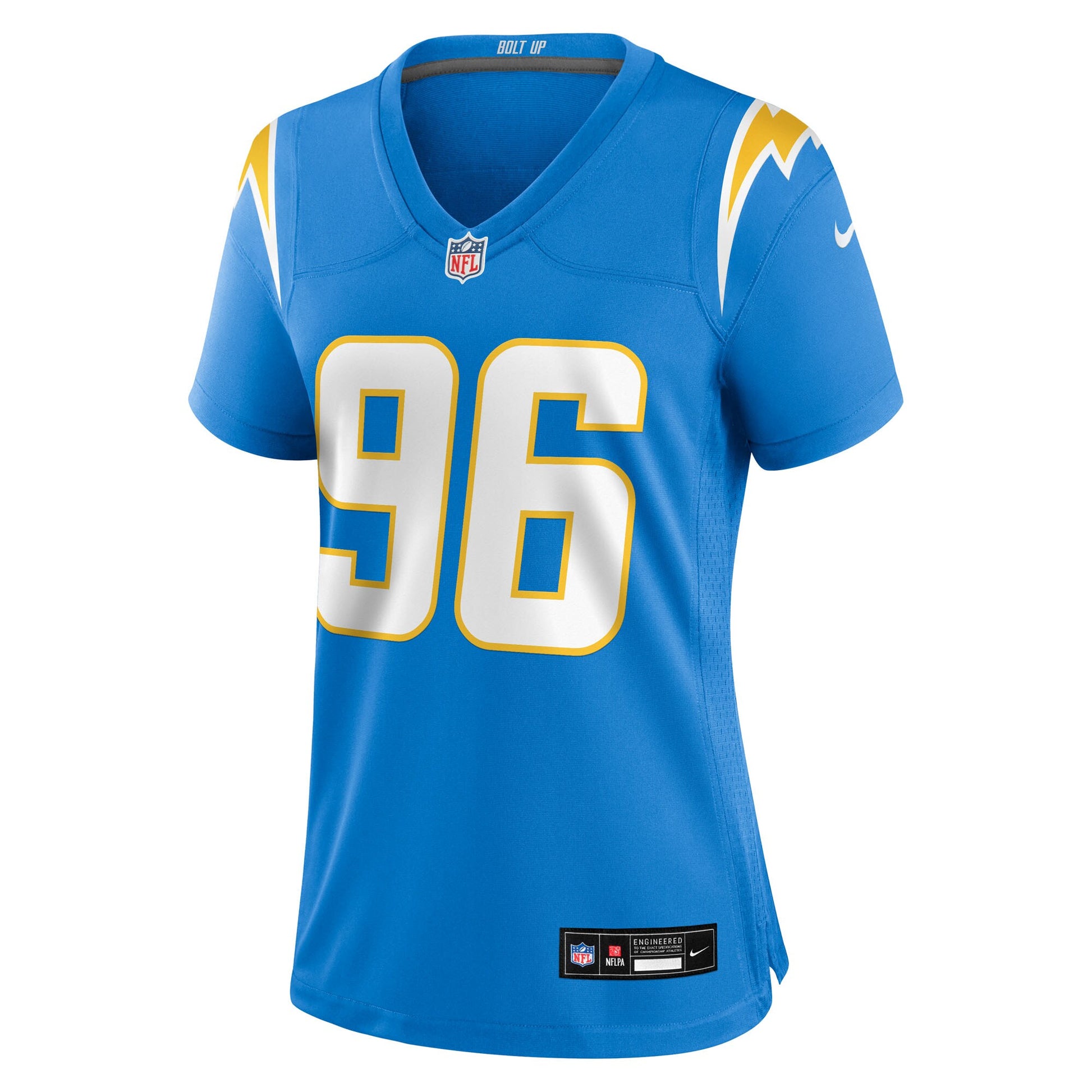 Naquan Jones Los Angeles Chargers Nike Women's Team Game Jersey -  Powder Blue