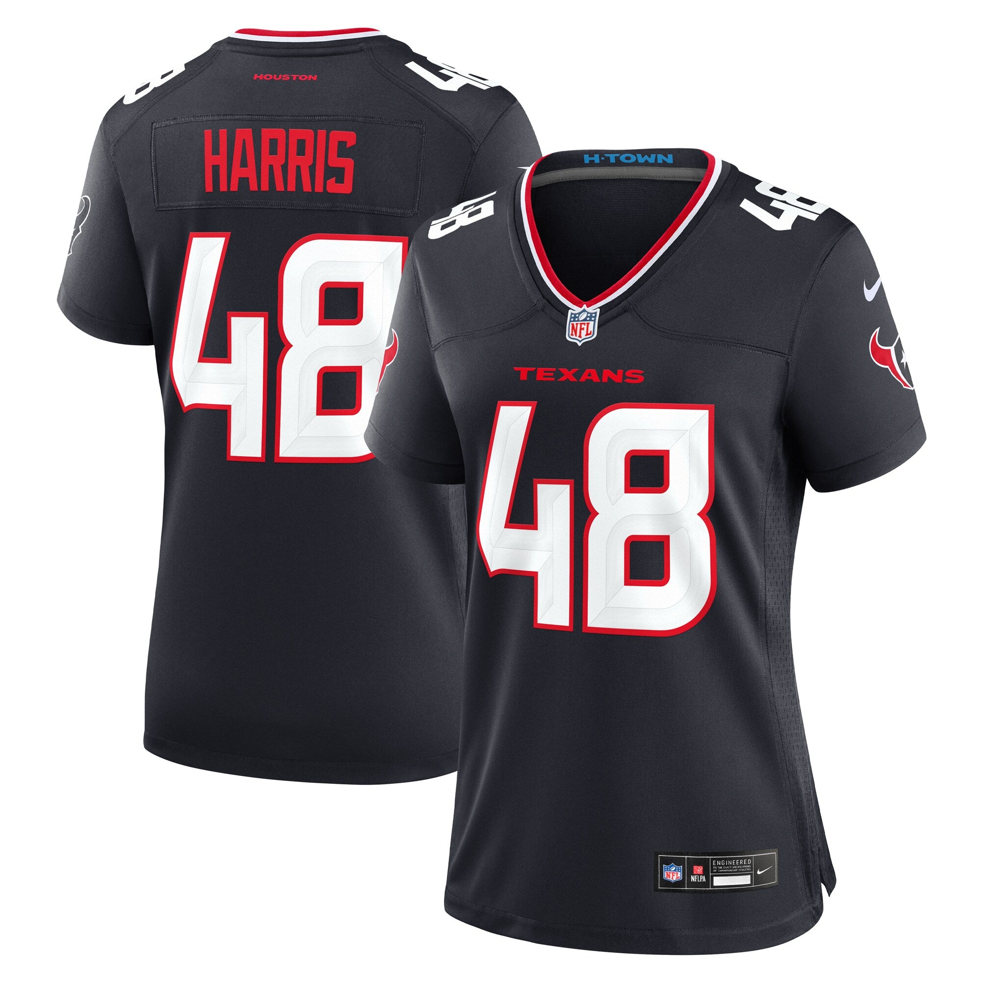 Christian Harris Houston Texans Nike Women's Team Game Jersey -  Navy