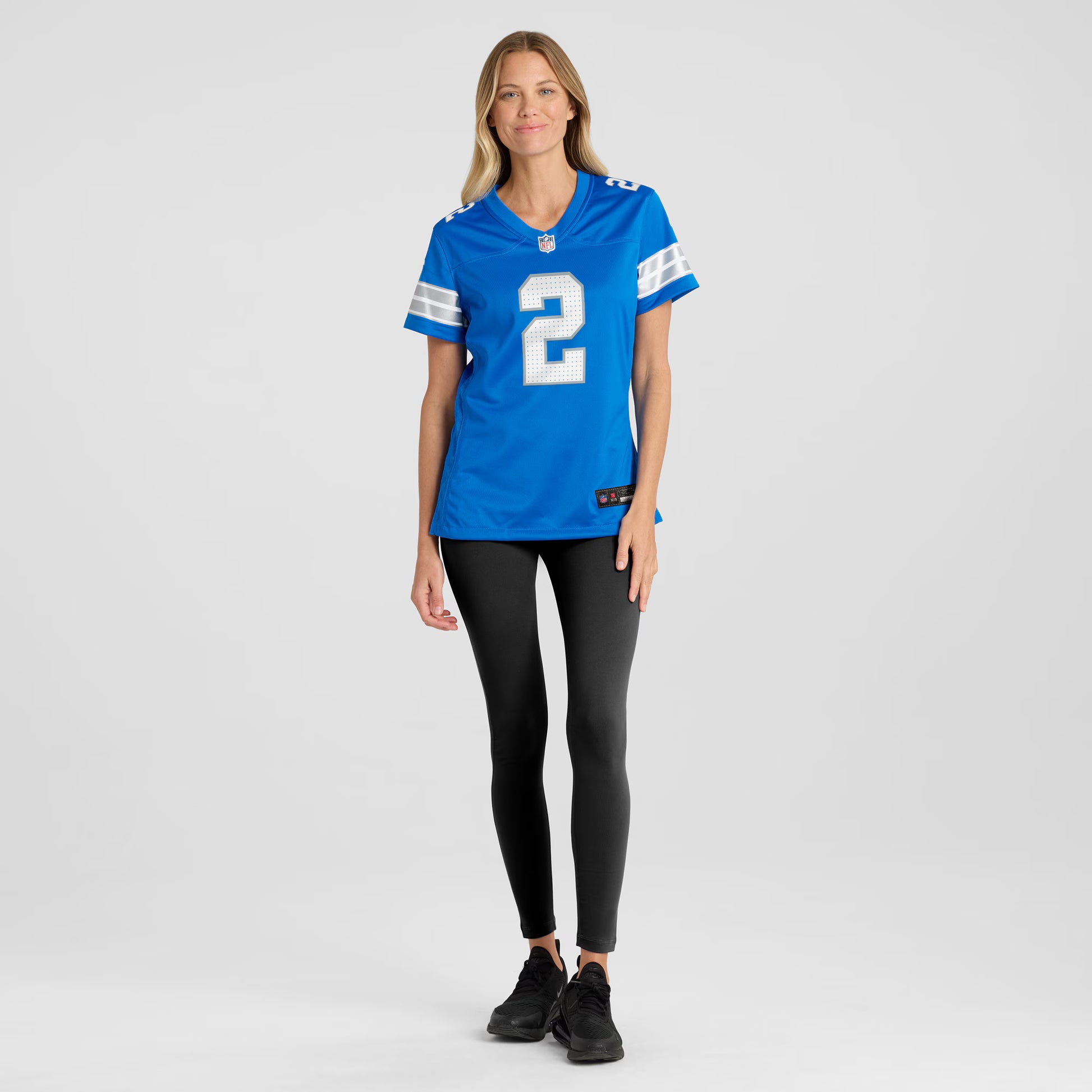 Hendon Hooker Detroit Lions Nike Women's Team Game Jersey -  Blue