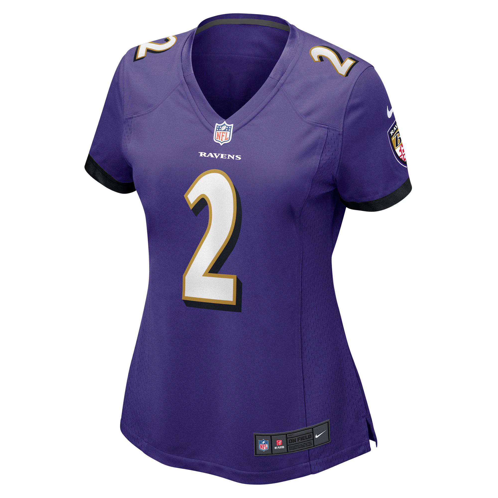 Nate Wiggins Baltimore Ravens Nike Women's  Game Jersey -  Purple
