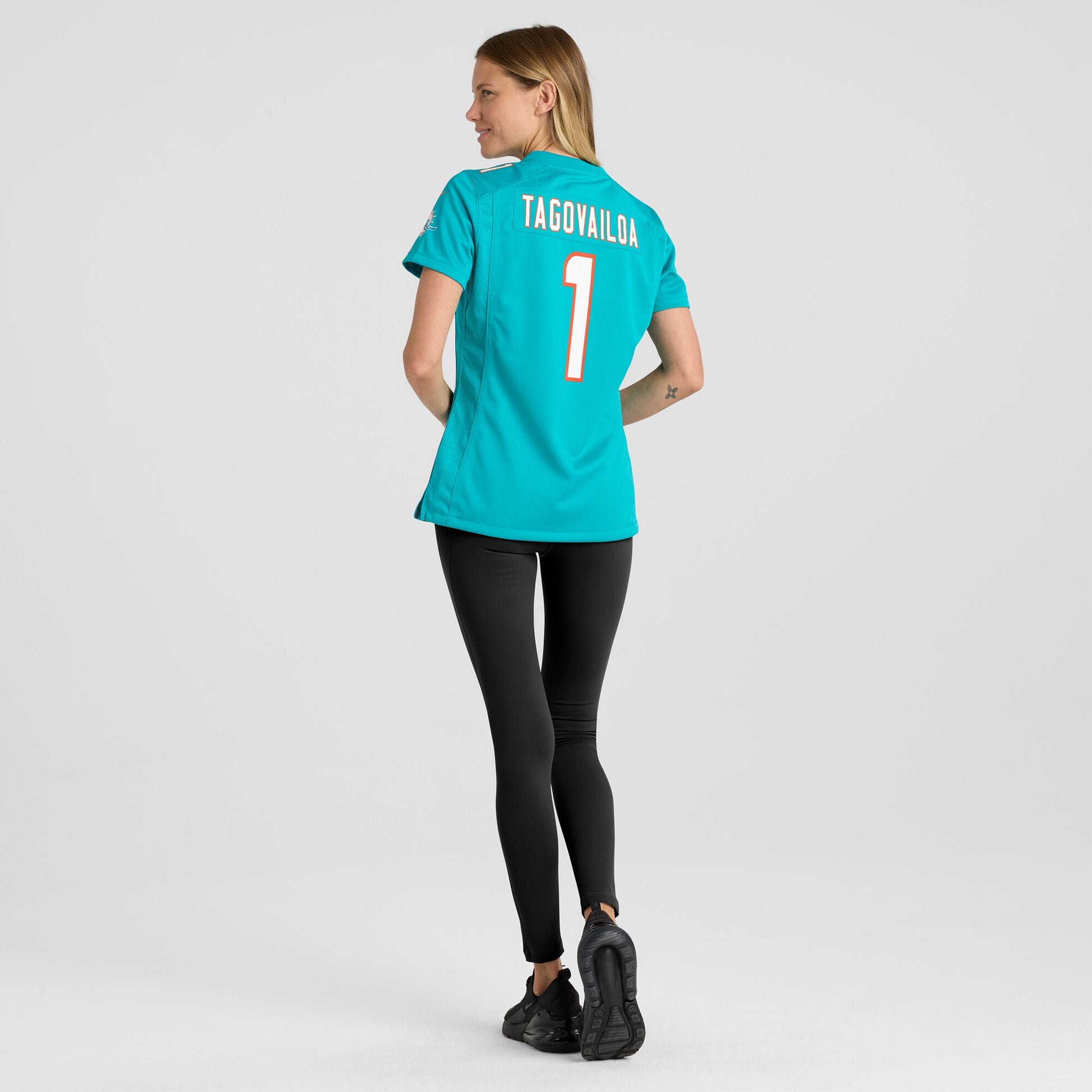 Tua Tagovailoa Miami Dolphins Nike Women's Game Jersey - Aqua