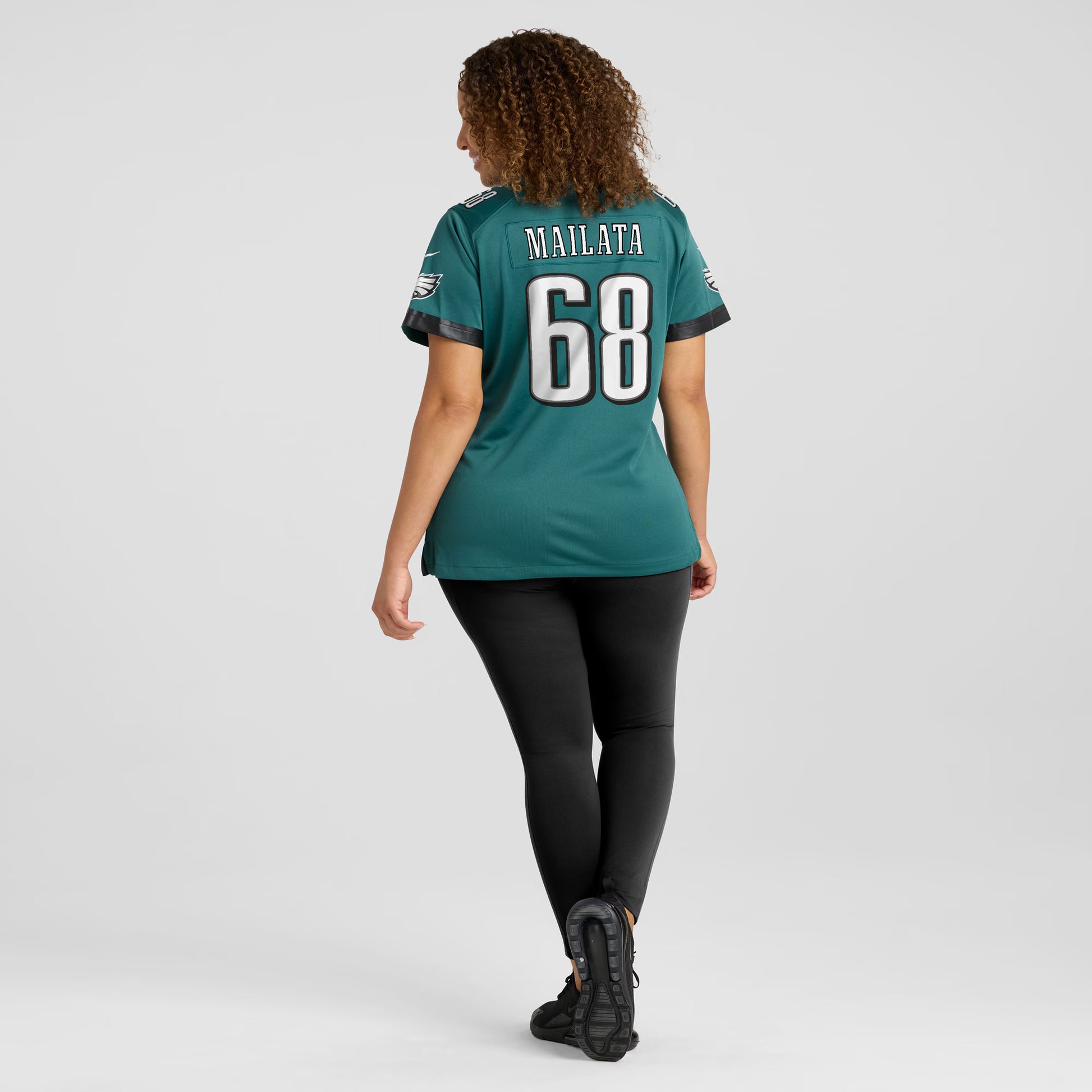 Jordan Mailata Philadelphia Eagles Nike Women's Team Game Jersey - Midnight Green