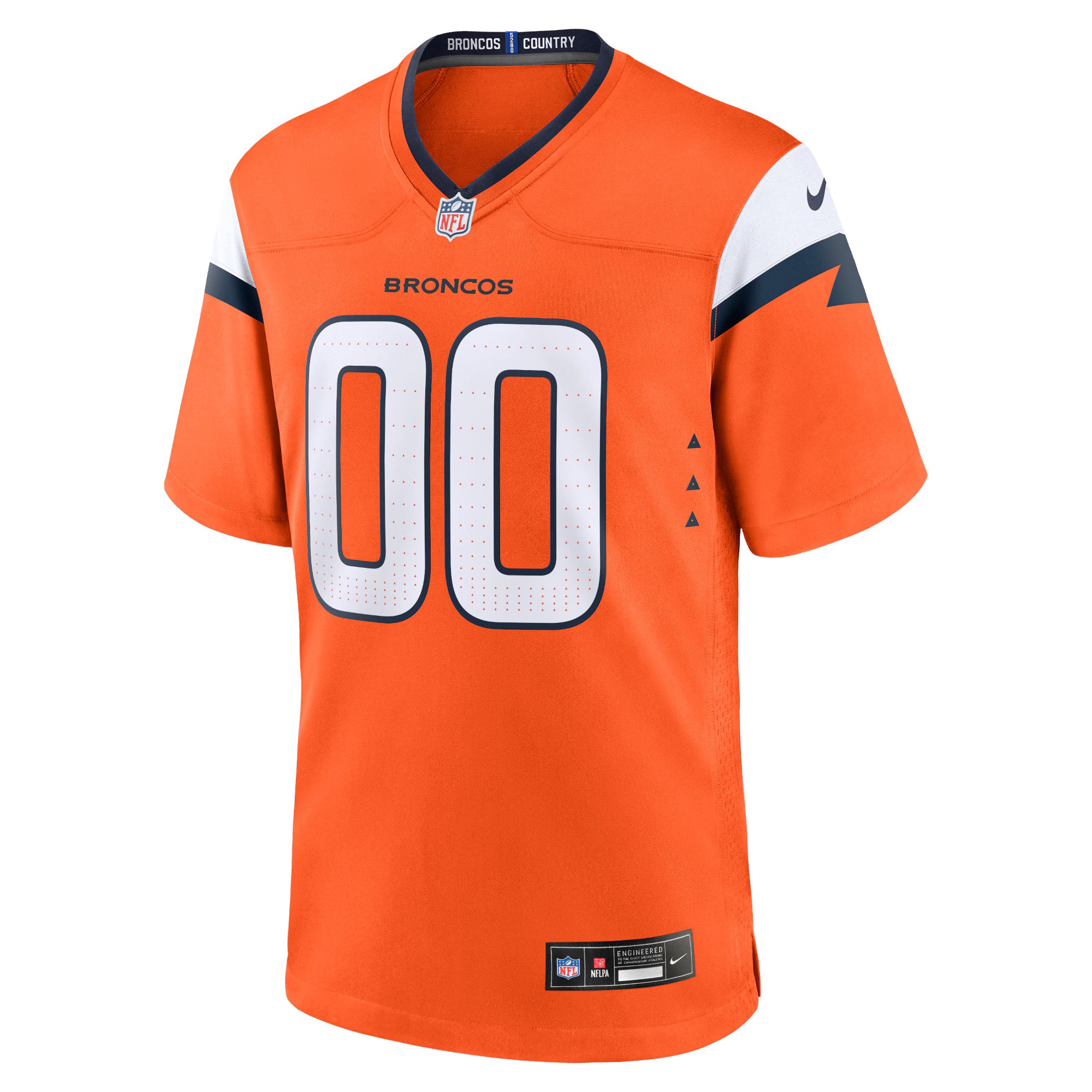 Denver Broncos Nike Mile High Collection Custom Game Jersey - Orange