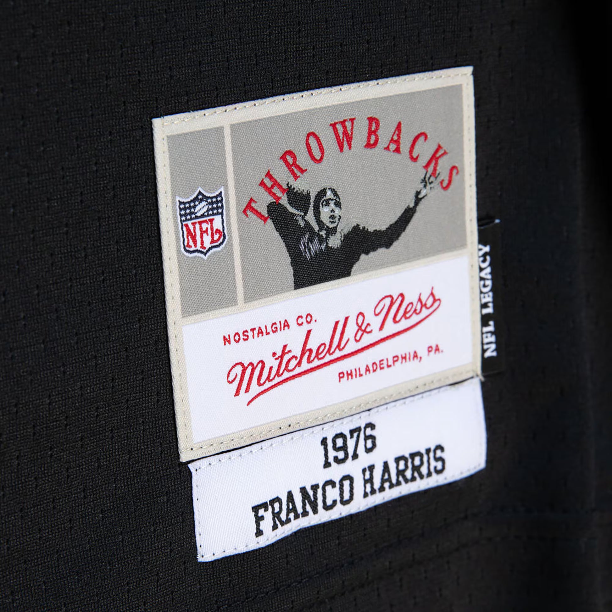 Franco Harris Pittsburgh Steelers Mitchell &amp; Ness Legacy Replica Jersey - Black