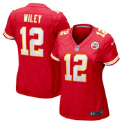 Jared Wiley Kansas City Chiefs Nike Women's  Game Jersey -  Red