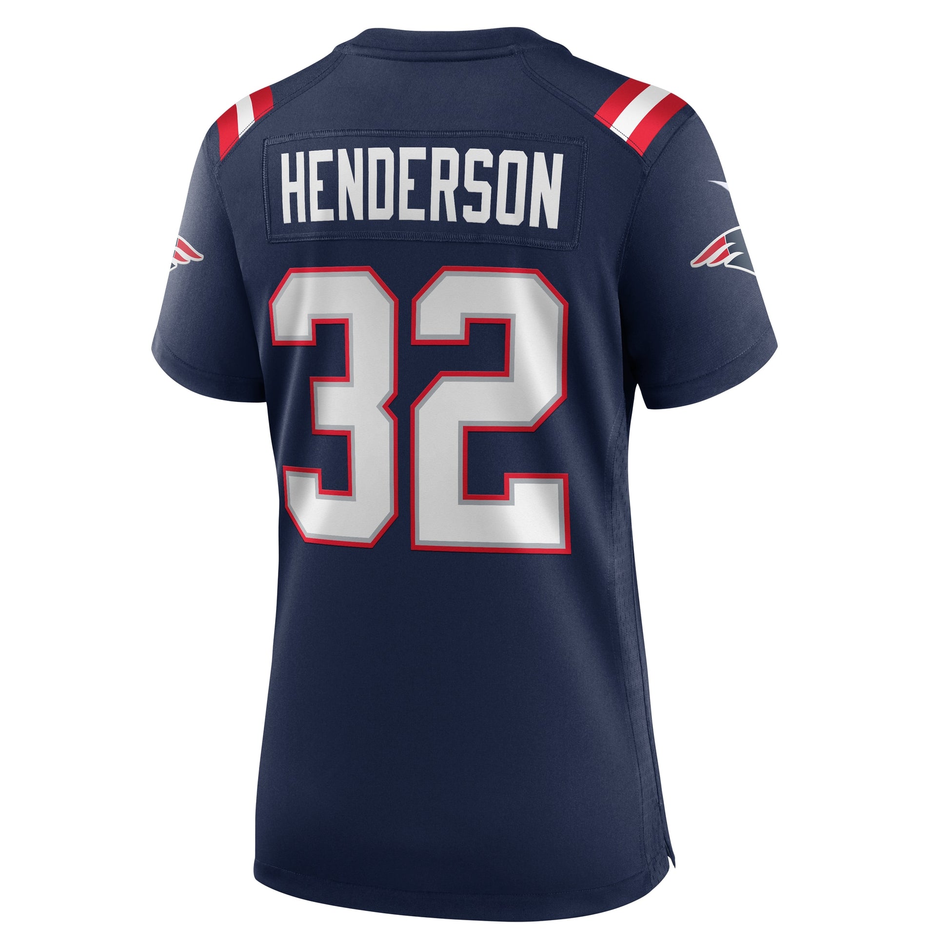 TreVeyon Henderson New England Patriots Nike Women's  Game Jersey -  Navy