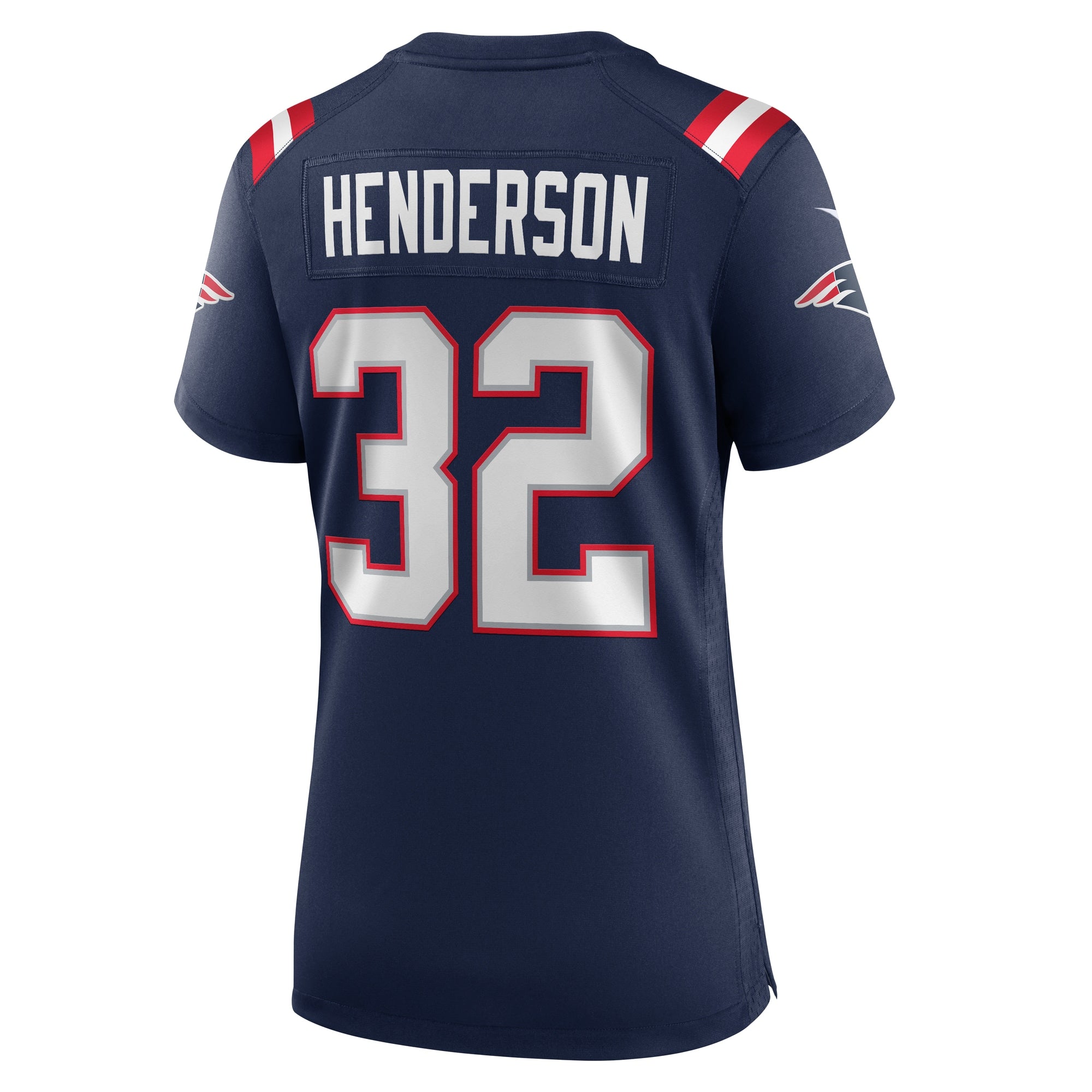 TreVeyon Henderson New England Patriots Nike Women's  Game Jersey -  Navy
