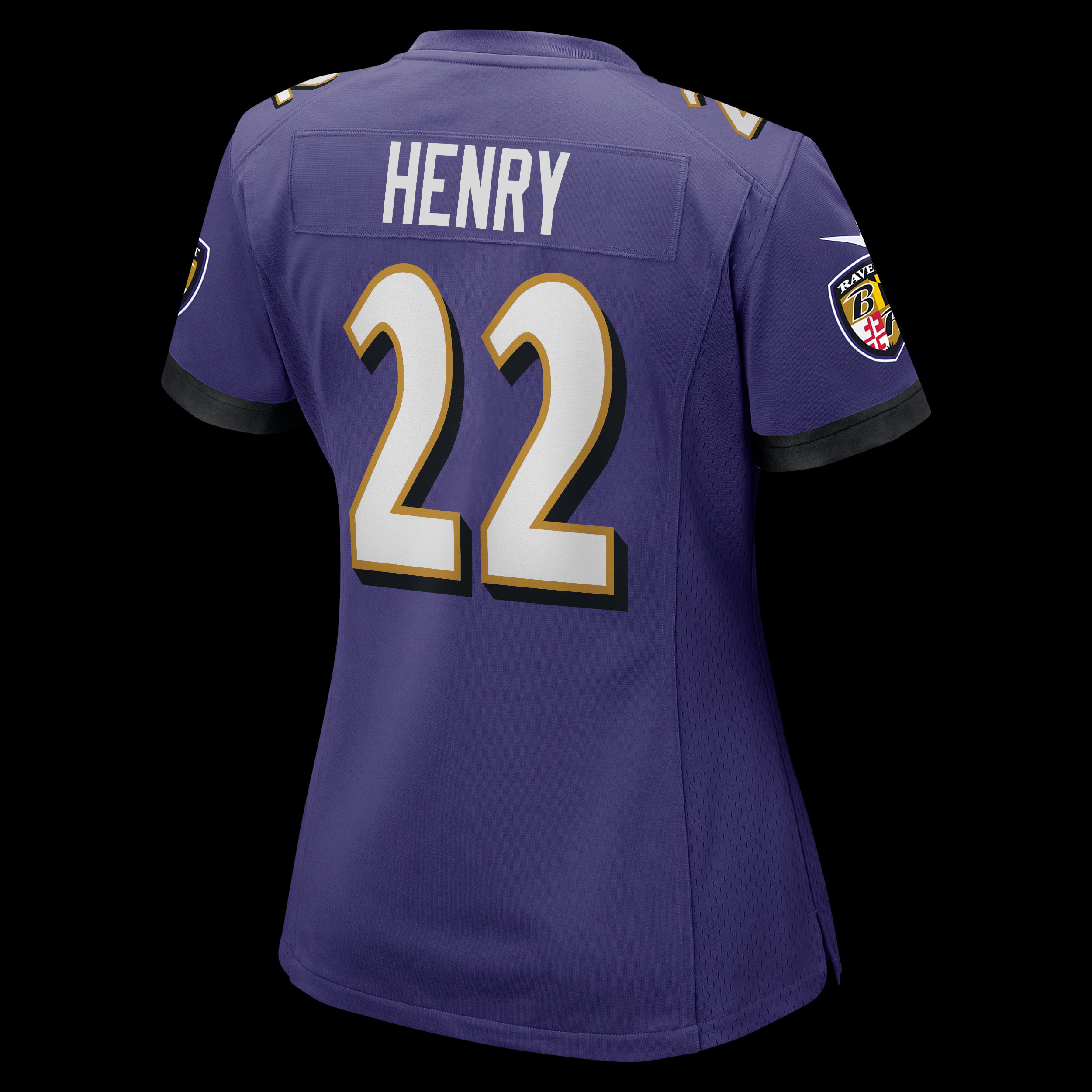 Derrick Henry Baltimore Ravens Nike Women's Game Player Jersey - Purple