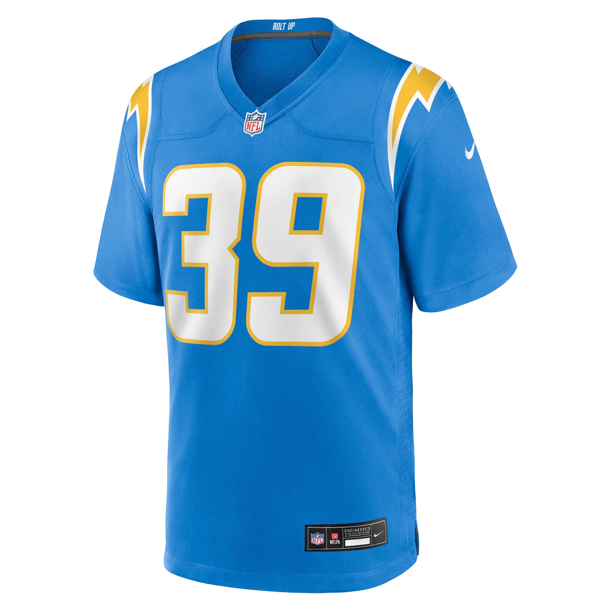 Eric Rogers Los Angeles Chargers Nike Team Game Jersey -  Powder Blue