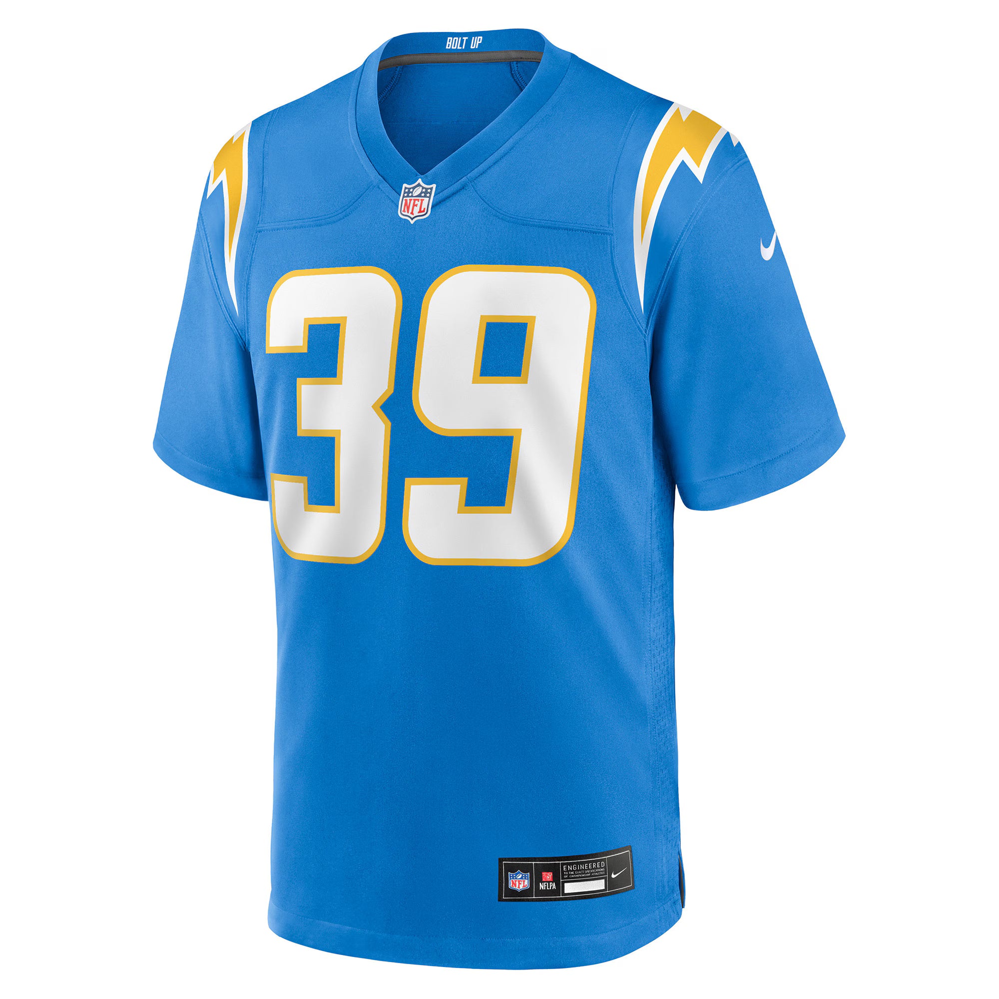 Eric Rogers Los Angeles Chargers Nike Team Game Jersey -  Powder Blue
