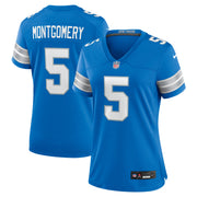 David Montgomery Detroit Lions Nike Women's Team Game Jersey -  Blue