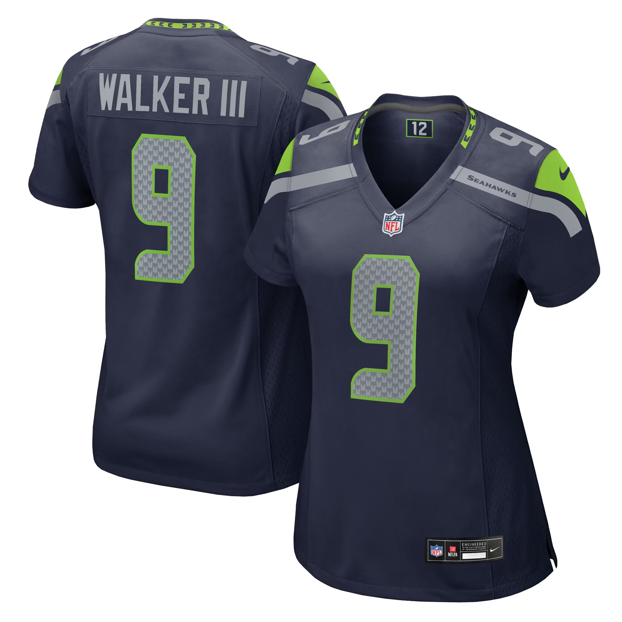 Kenneth Walker III Seattle Seahawks Nike Women's Team Game Jersey -  College Navy