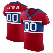 New York Giants Nike Alternate Vapor F.U.S.E. Elite Custom Jersey -  Red