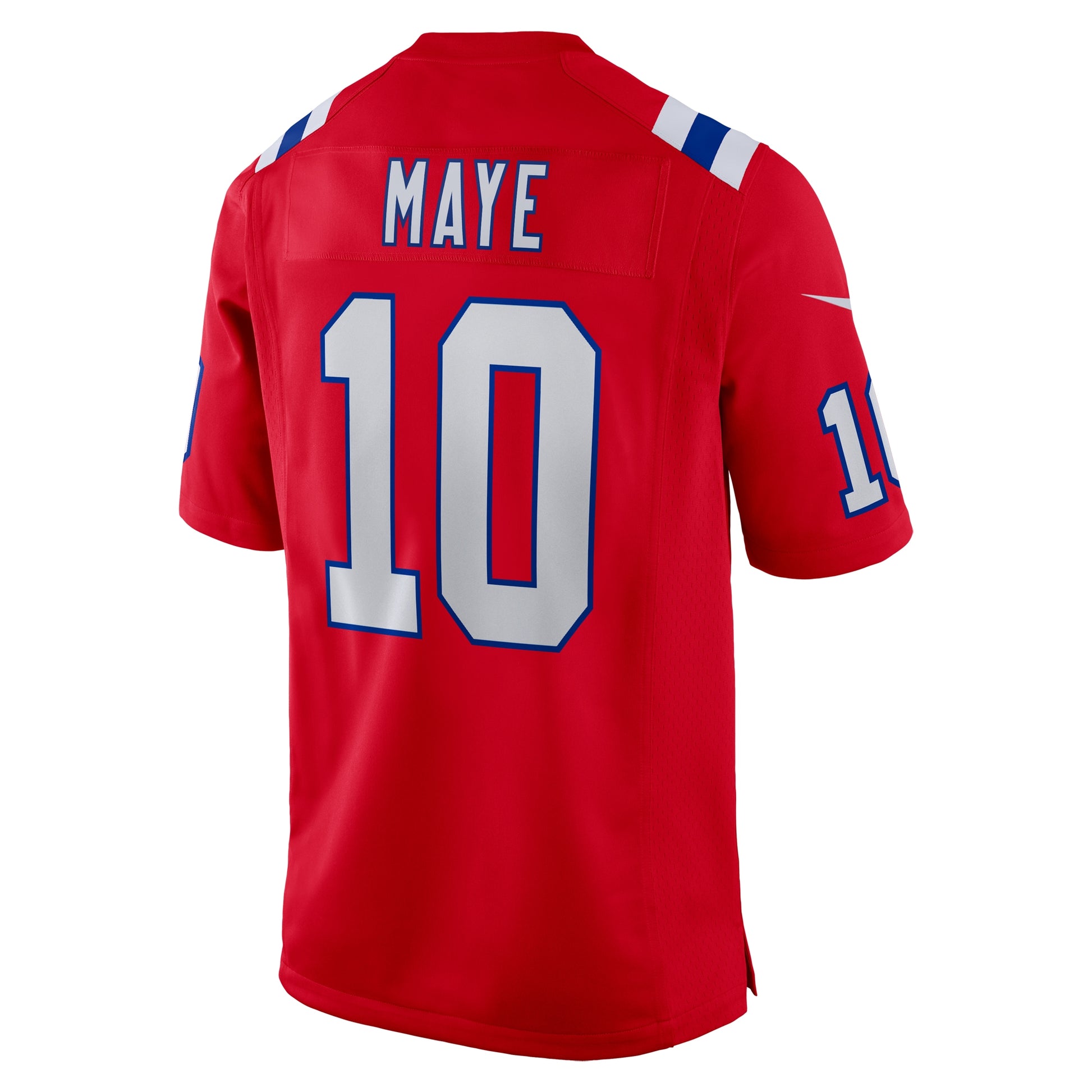 Drake Maye New England Patriots Nike  Player Game Jersey - Red
