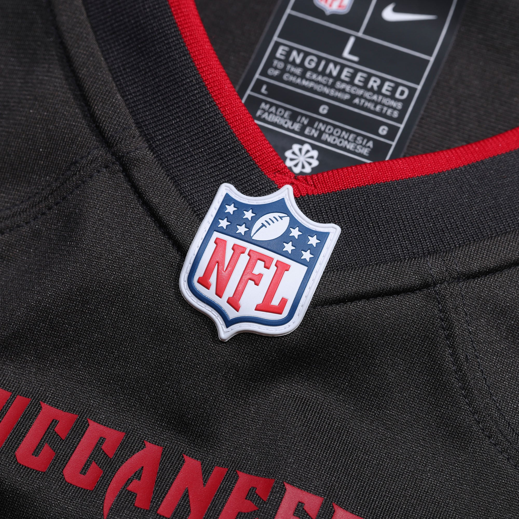 Tampa Bay Buccaneers Nike Alternate Custom Game Jersey - Pewter