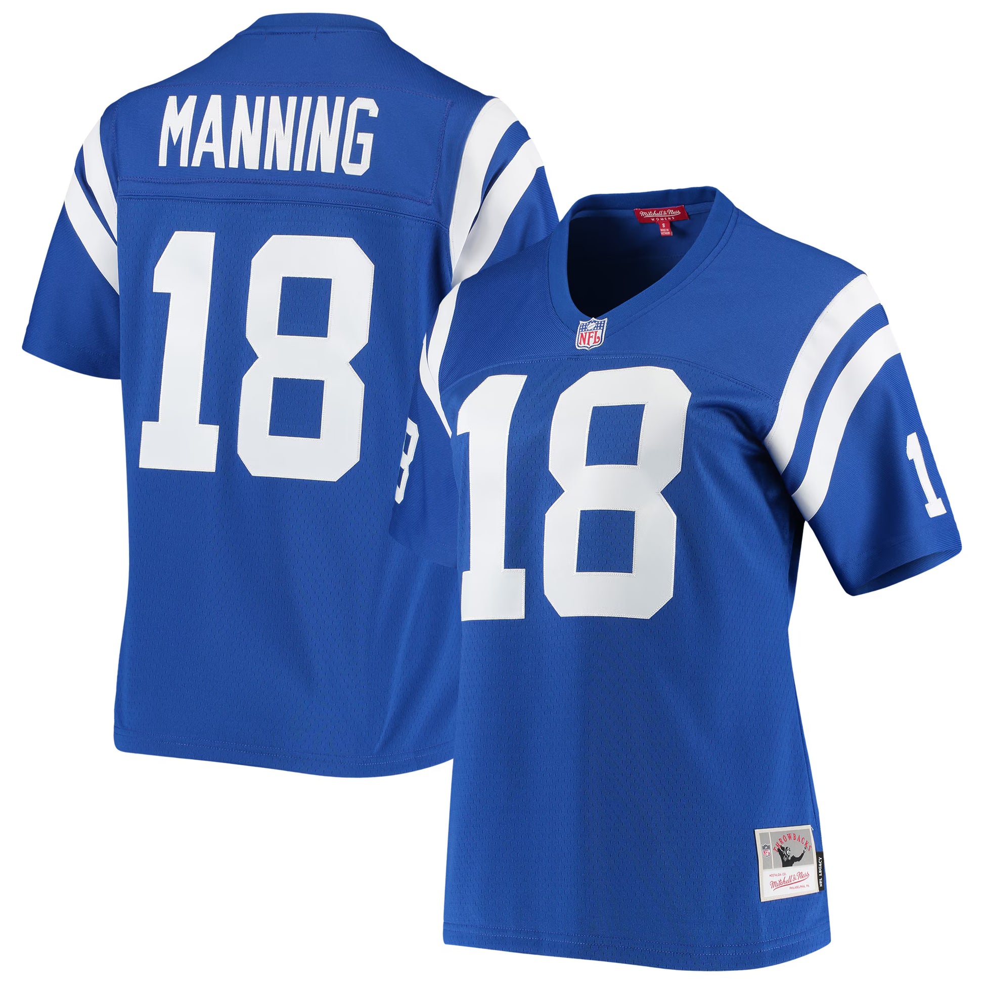 Peyton Manning Indianapolis Colts Mitchell &amp; Ness Women's 1998 Legacy Replica Jersey - Royal