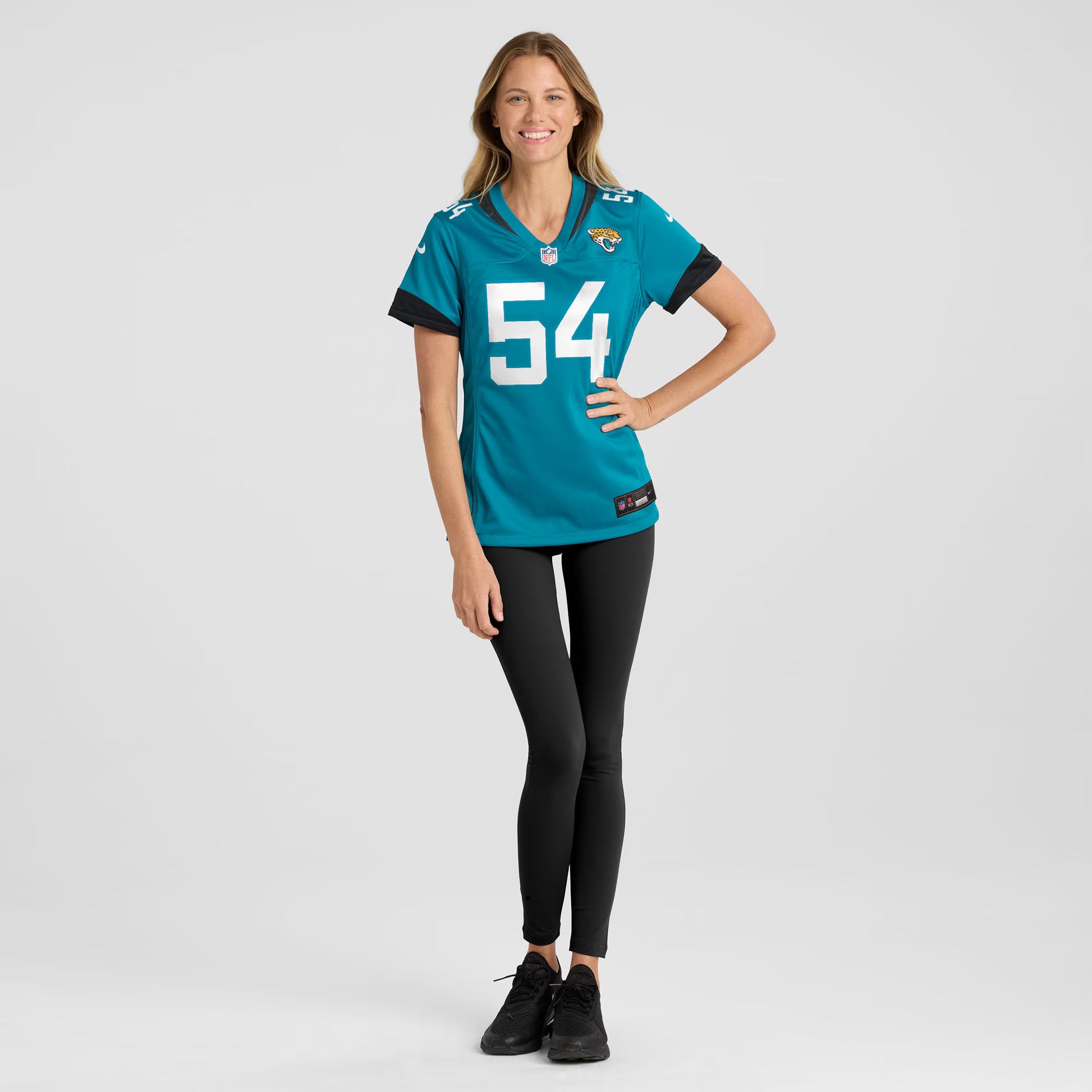 Jack Kiser Jacksonville Jaguars Nike Women's Team Game Jersey -  Teal