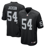 Brennan Jackson Las Vegas Raiders Nike Team Game Jersey -  Black