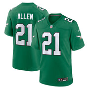 Eric Allen Philadelphia Eagles Nike Retired Player Alternate Game Jersey - Kelly Green