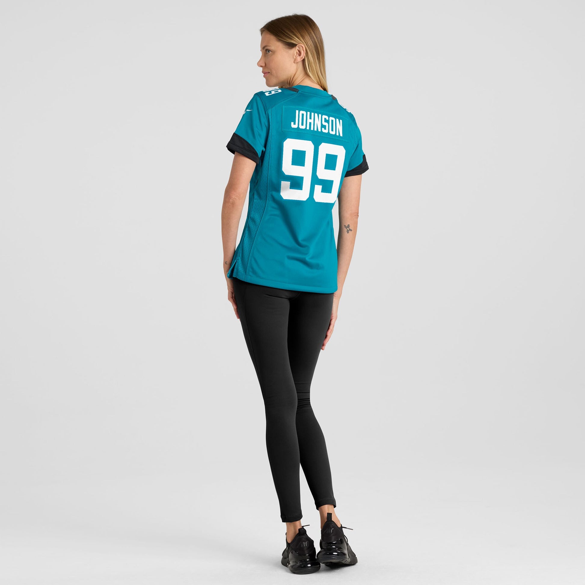 Austin Johnson Jacksonville Jaguars Nike Women's Team Game Jersey -  Teal