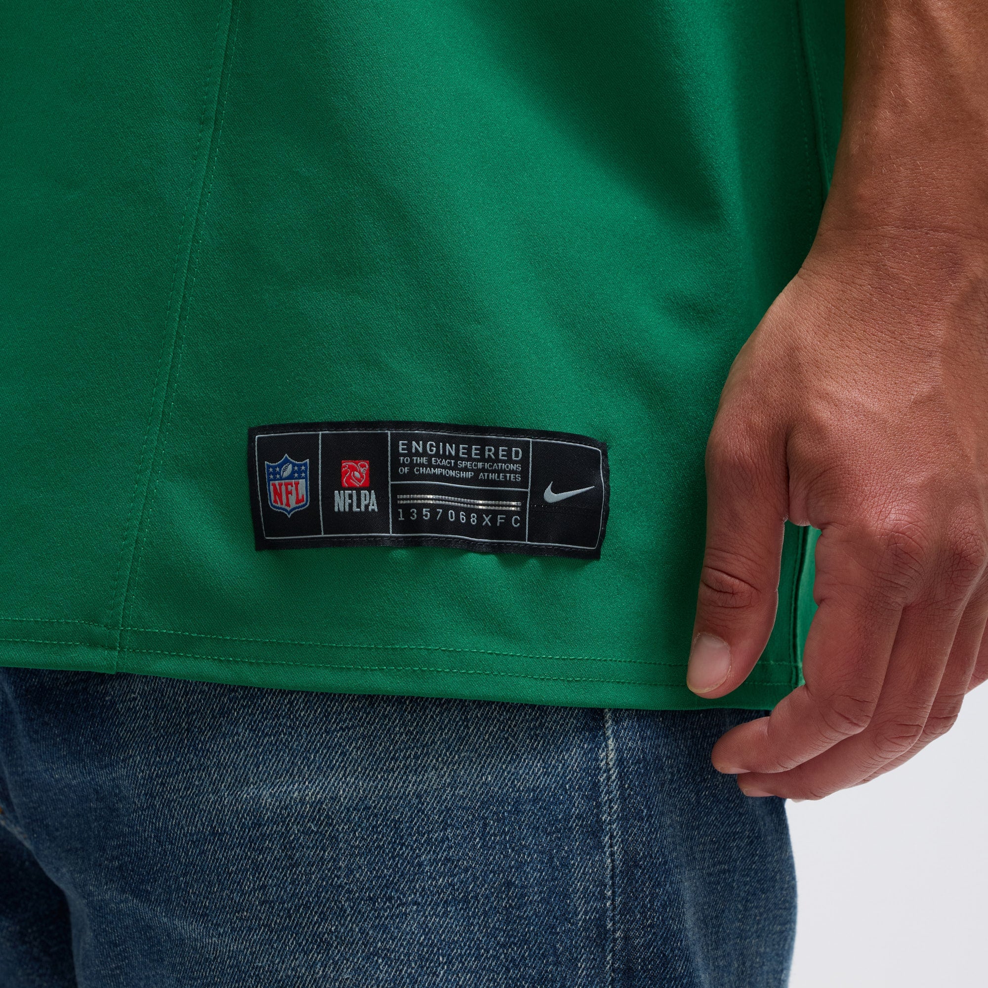 Jalen Hurts Philadelphia Eagles Nike 2nd Alternate Vapor F.U.S.E. Elite Jersey - Kelly Green